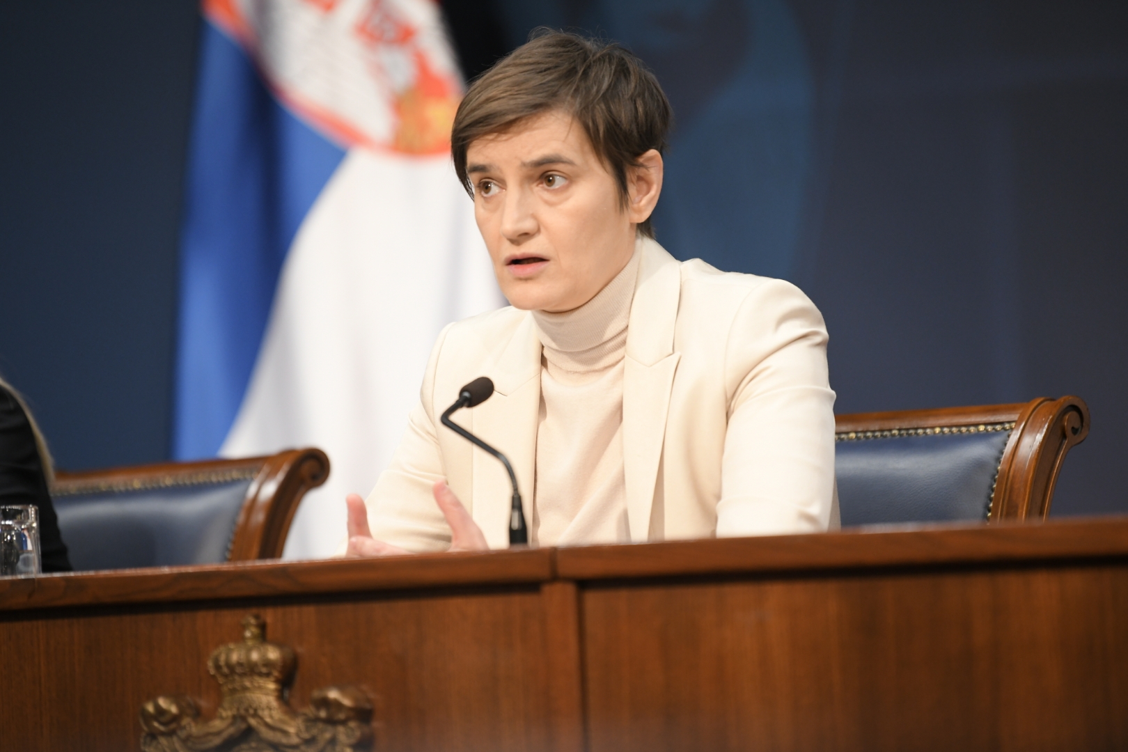 Beograd, 08.04.2021. Vlada Srbije, Ana Brnabić konferencija za štampu, KZŠ