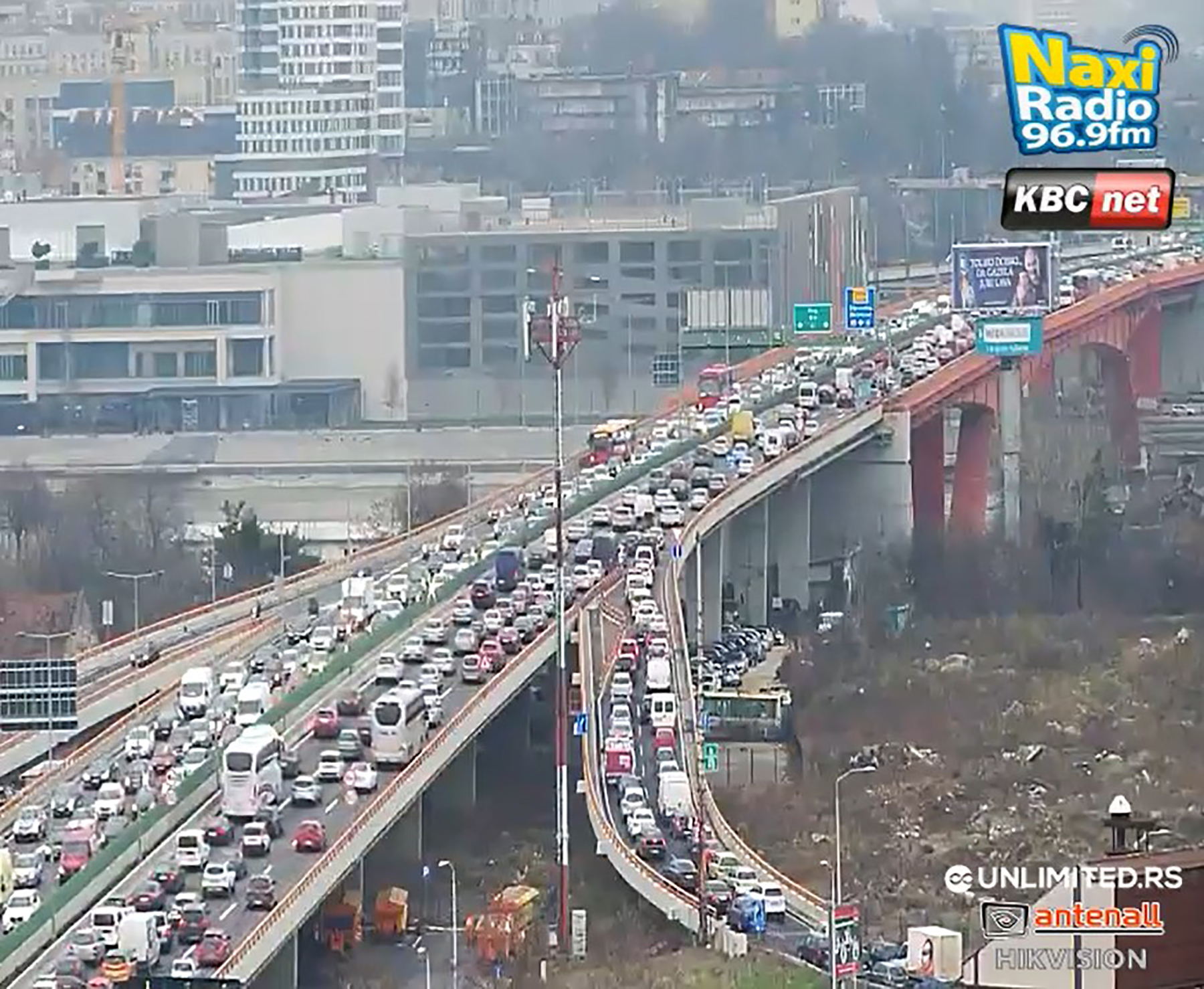 Gužva sobraćajna gužve kolaps