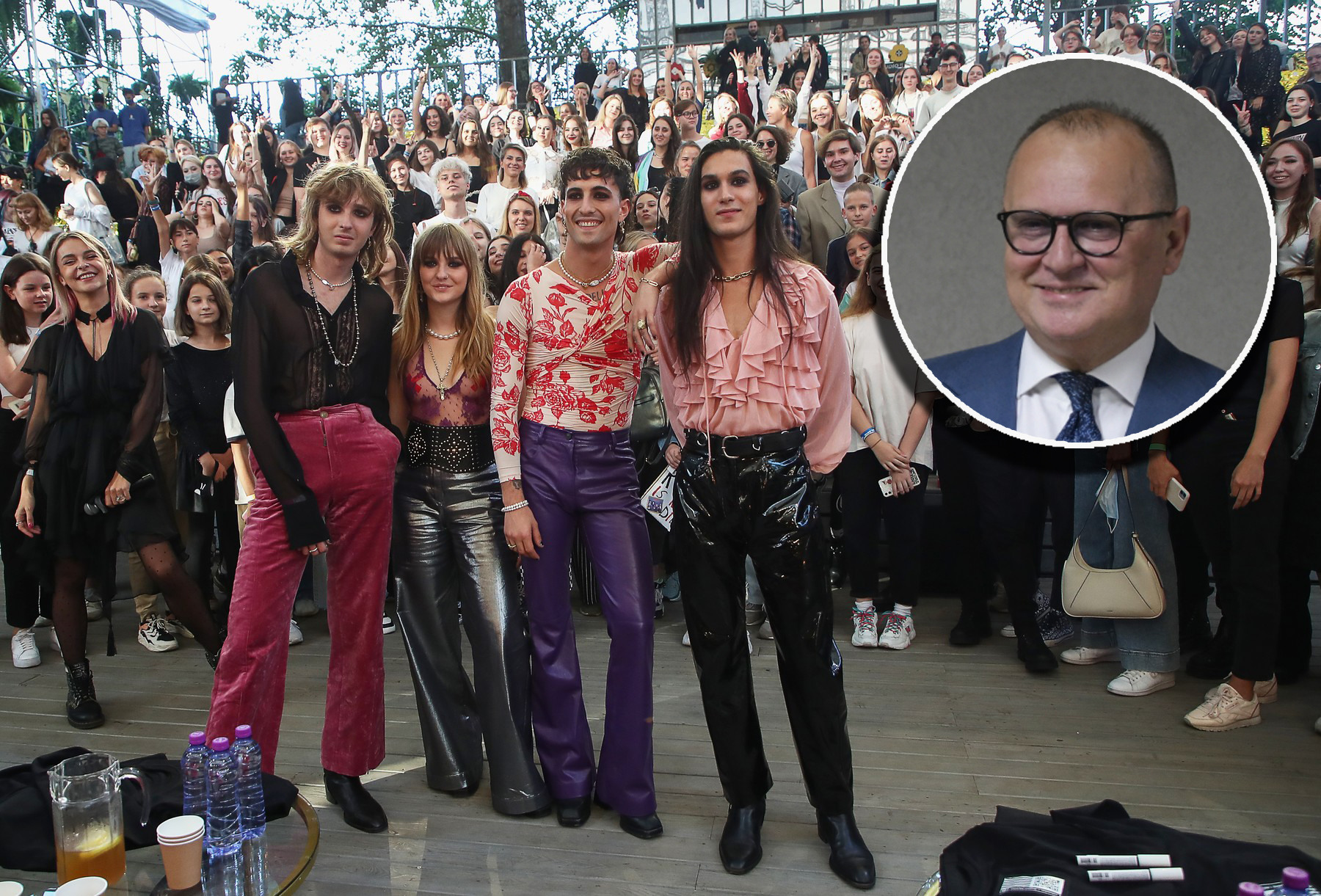 Italian rock band Maneskin holds meet and greet in Moscow goran vesic