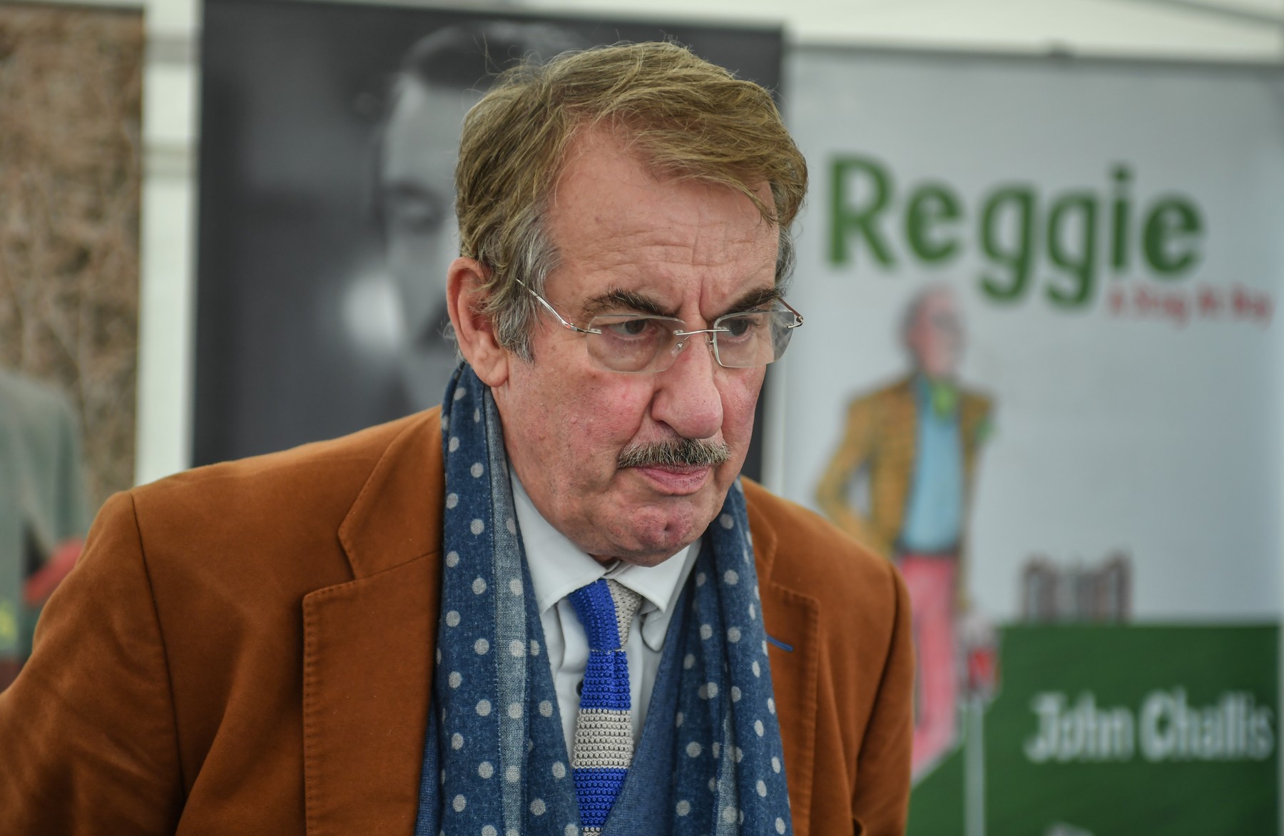 John Challis, best know for playing "Boycie" in the cult comedy "Only Fools and Horses " seen at the Malvern Autumn Show, Three Counties Showground, Malverns, Worcestershire, UK