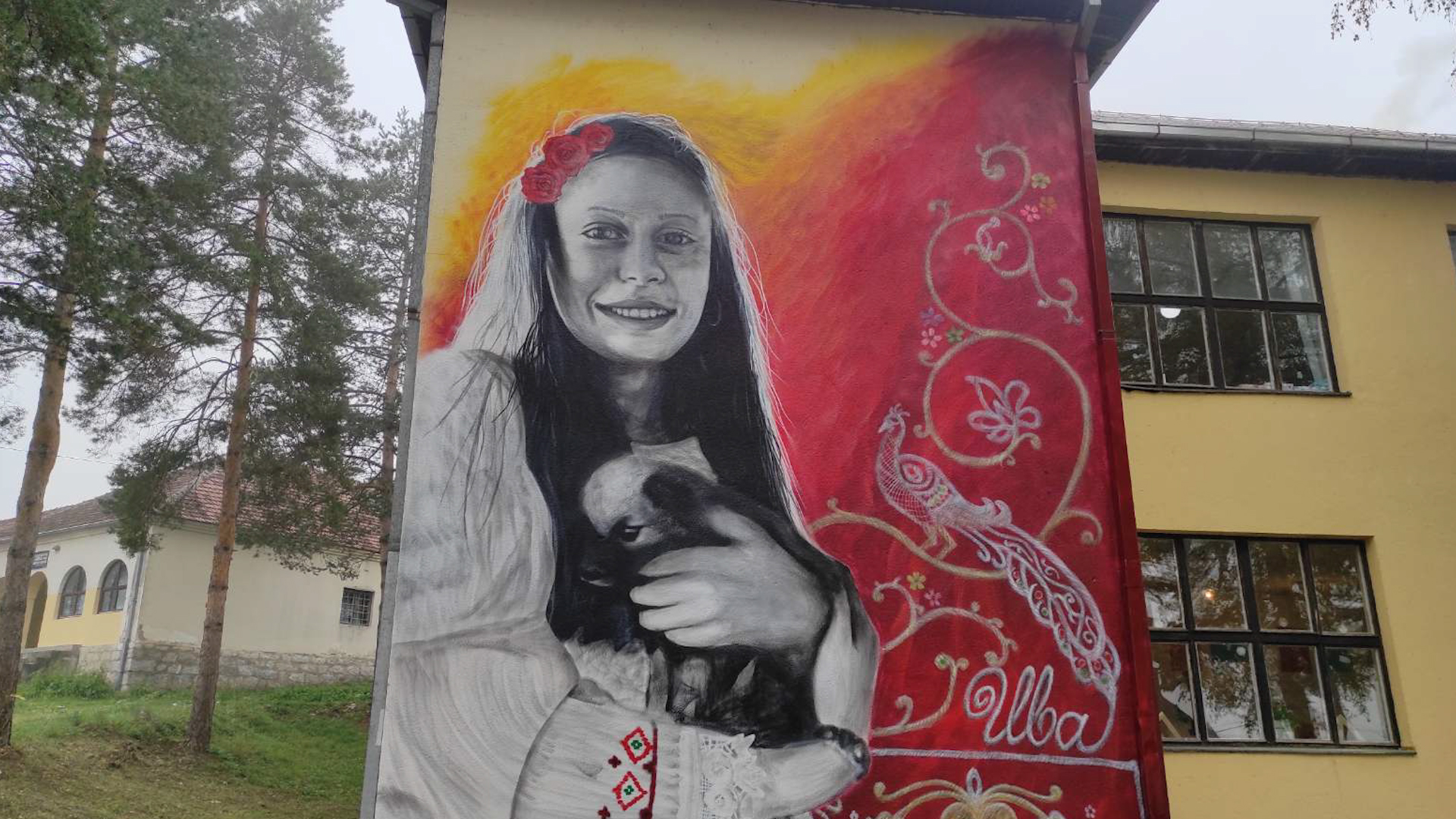 Nastradala Iva dobila svoj mural