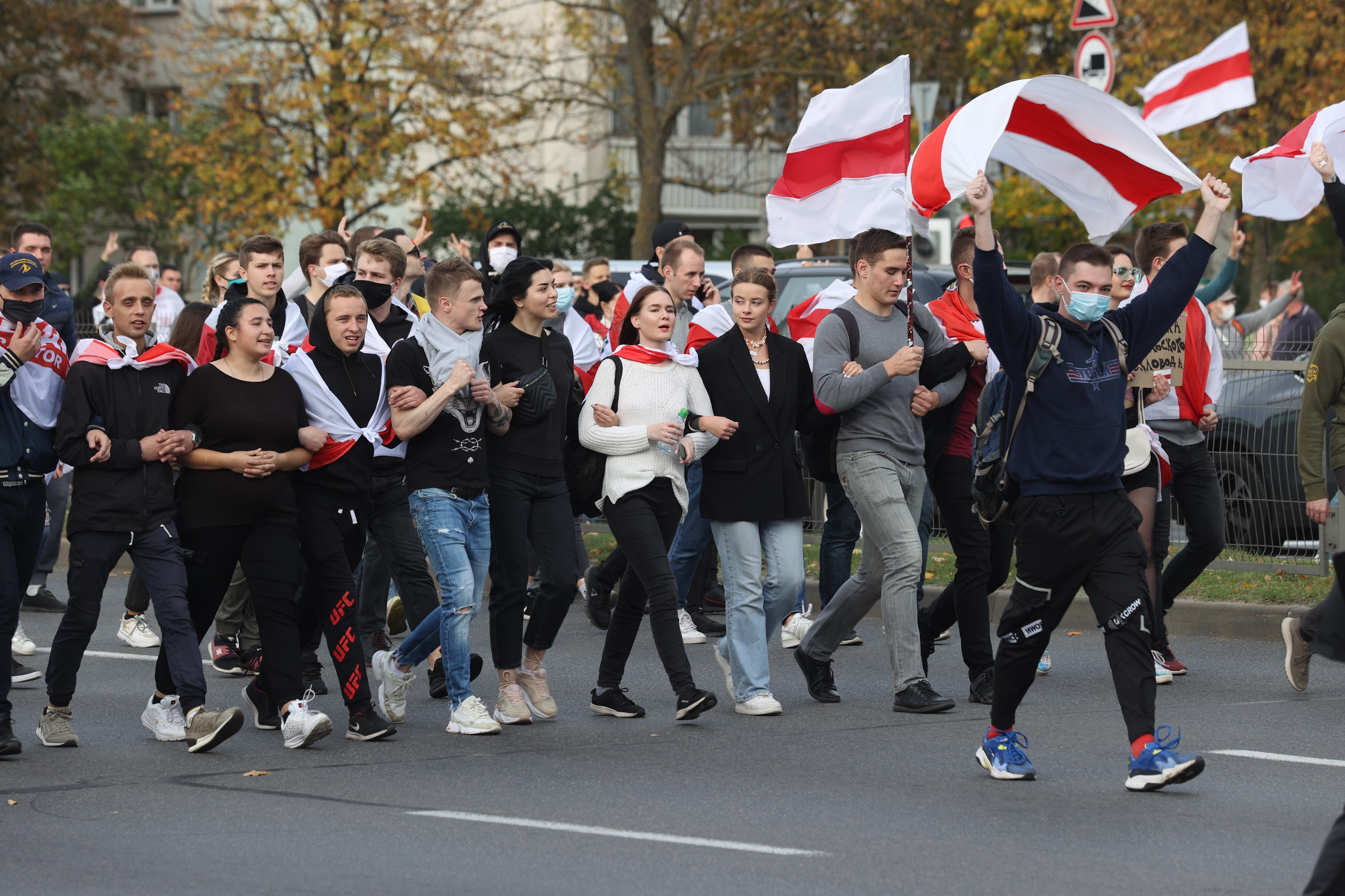 Opposition protests  in Minsk