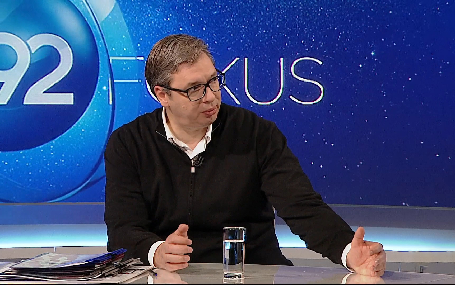Aleksandar Vučić, emisija Fokus, B92 Foto: Screenshot/B92