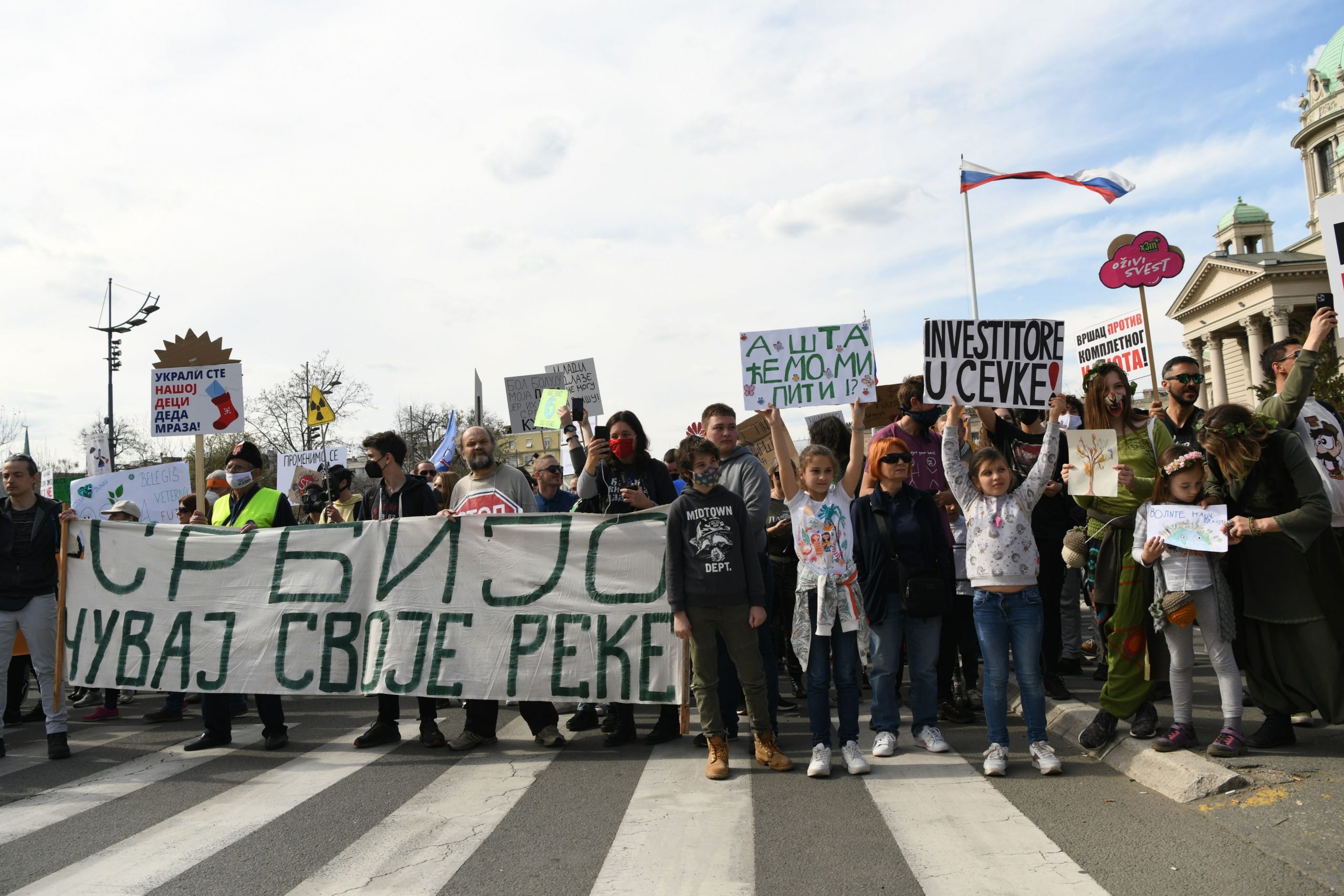 Beograd 10.04.2021. Ekološki ustanak, protest, ekologija, šetnja Foto: Goran Srdanov/Nova.rs
