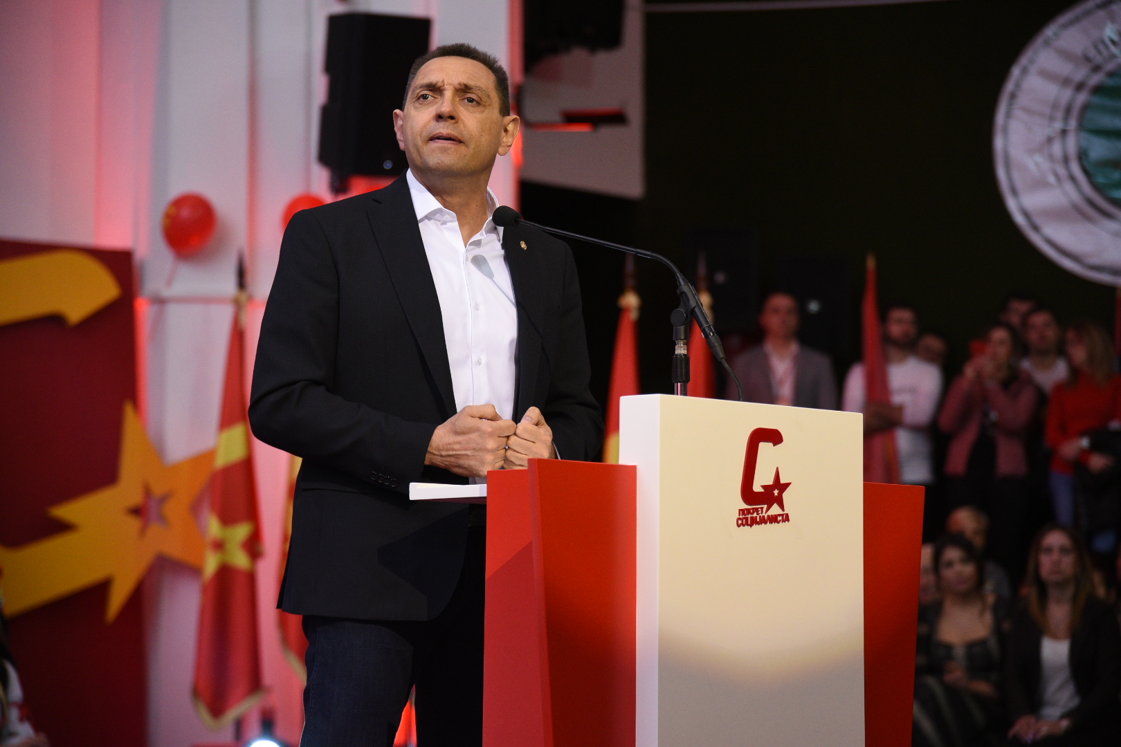 Beograd 01.03.2020. Aleksandar Vulin. Izborna konferencija gradskog odbora Pokreta Socijalista, Pionirski grad Foto: Dragan Mujan/Nova.rs