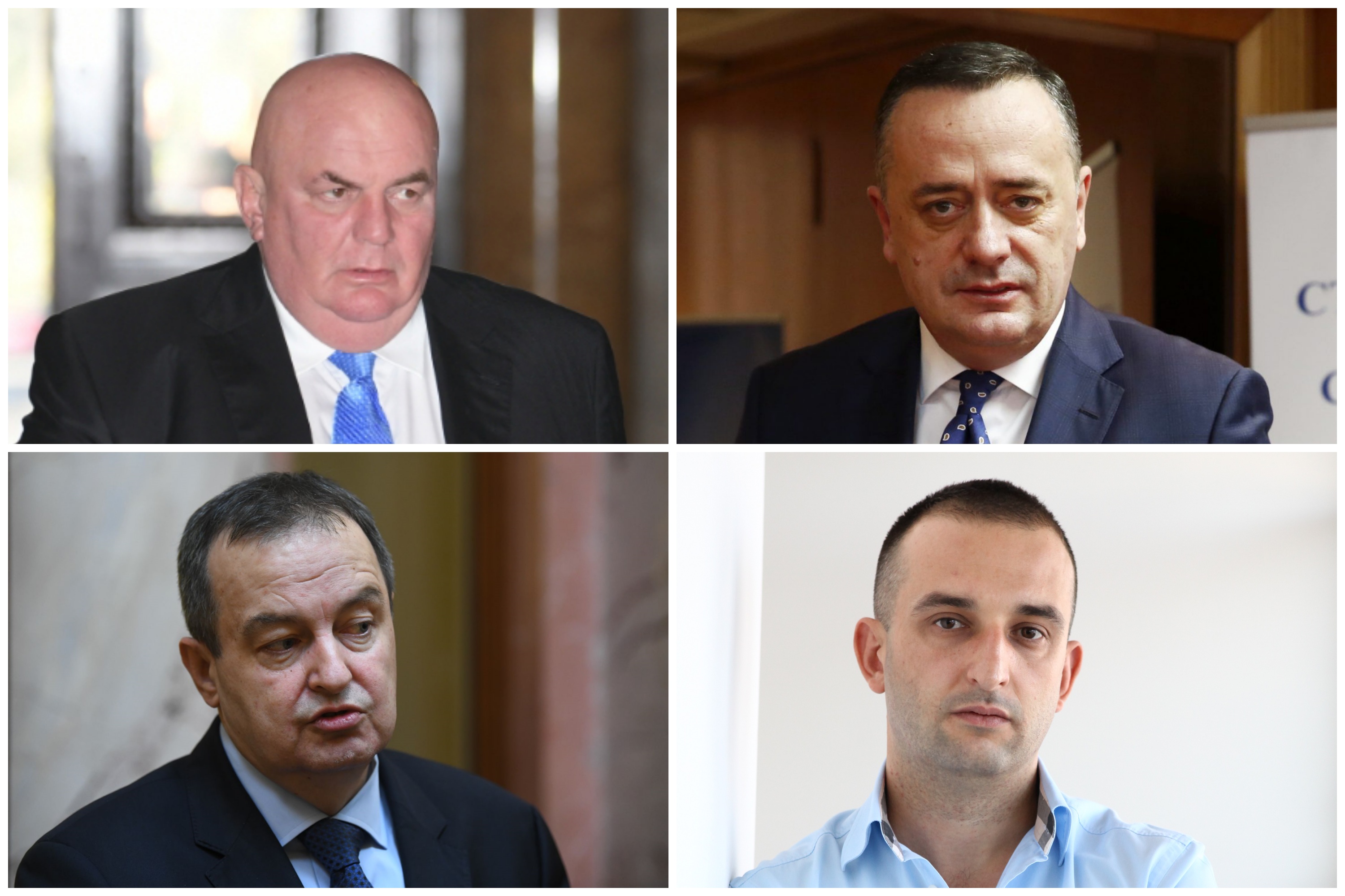 Dragan Marković Palma, Aleksandar Antić, Ivica Dačić, Srđan Knežević, Srdjan Knežević, kombo Foto: Arhiva