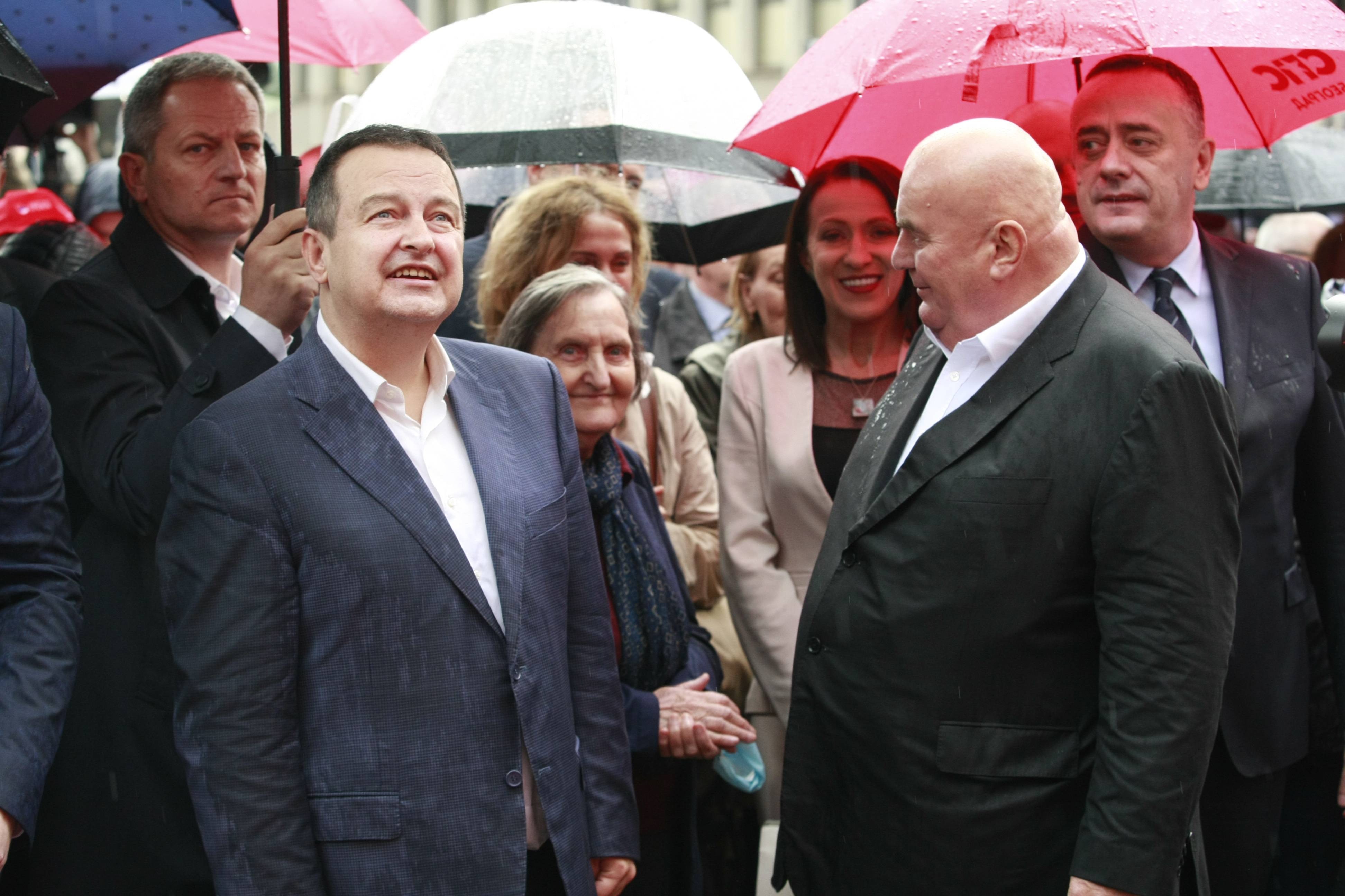 PREDIZBORNI SKUP KOALICIJE SPS I JS NA ZVEZDARI