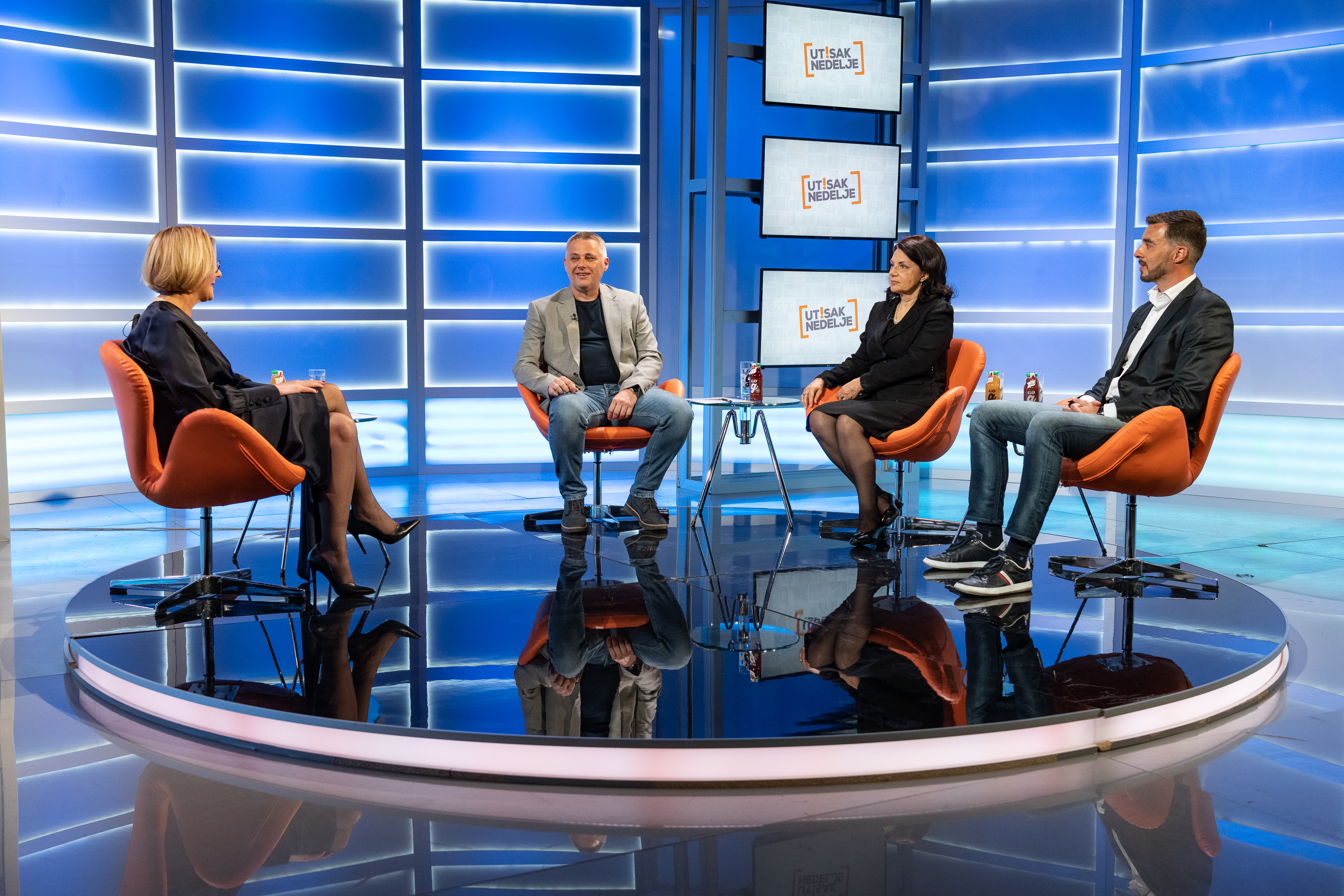 Beograd 25. april 2021. Utisak nedelje Olja Bećković Igor Jurić, Sanda Rašković Ivić, Savo Manojlović  Foto:Ivan Dinić/Nova S