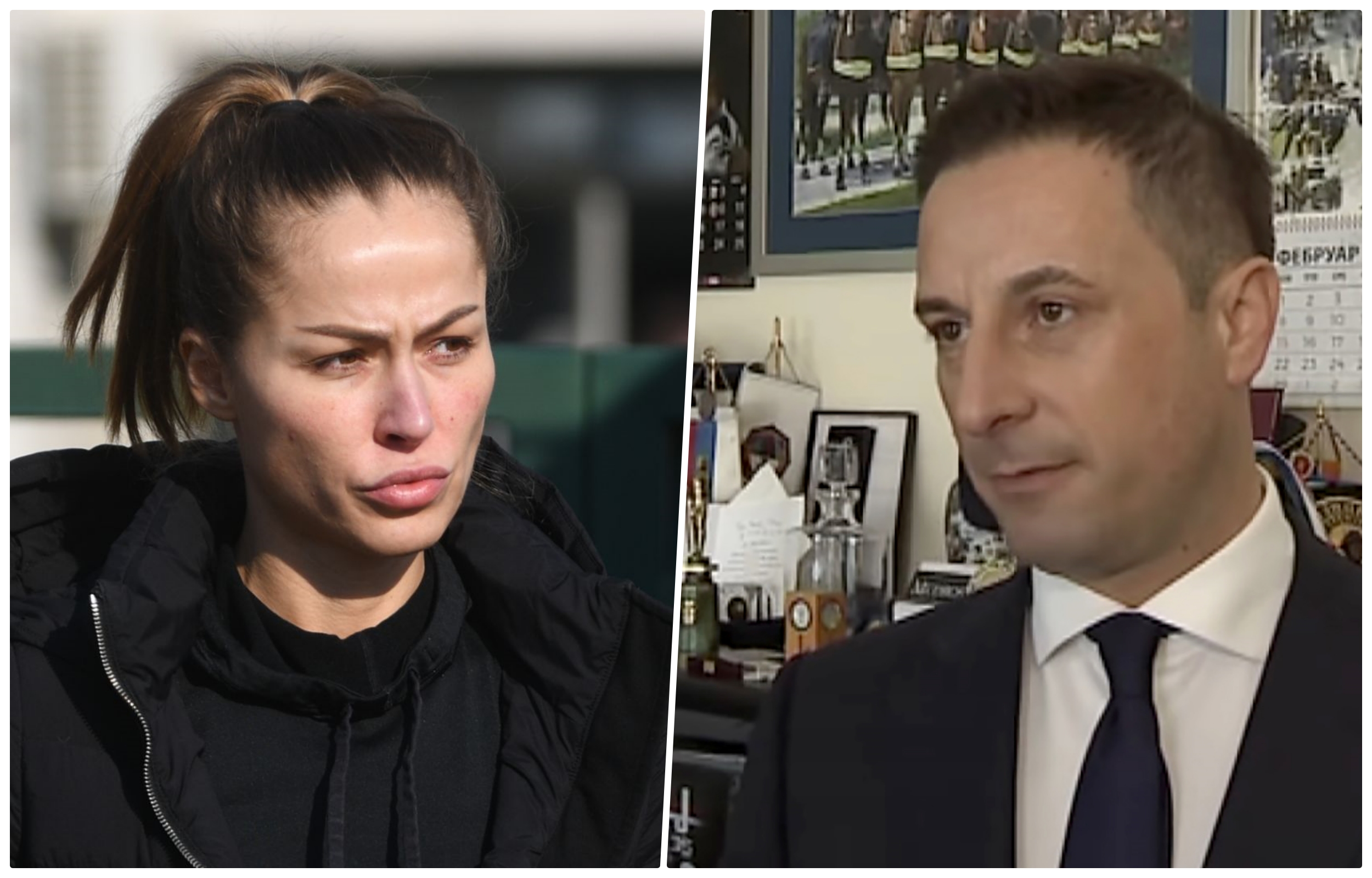 collage Dijana Hrkalović i Veselin Milić