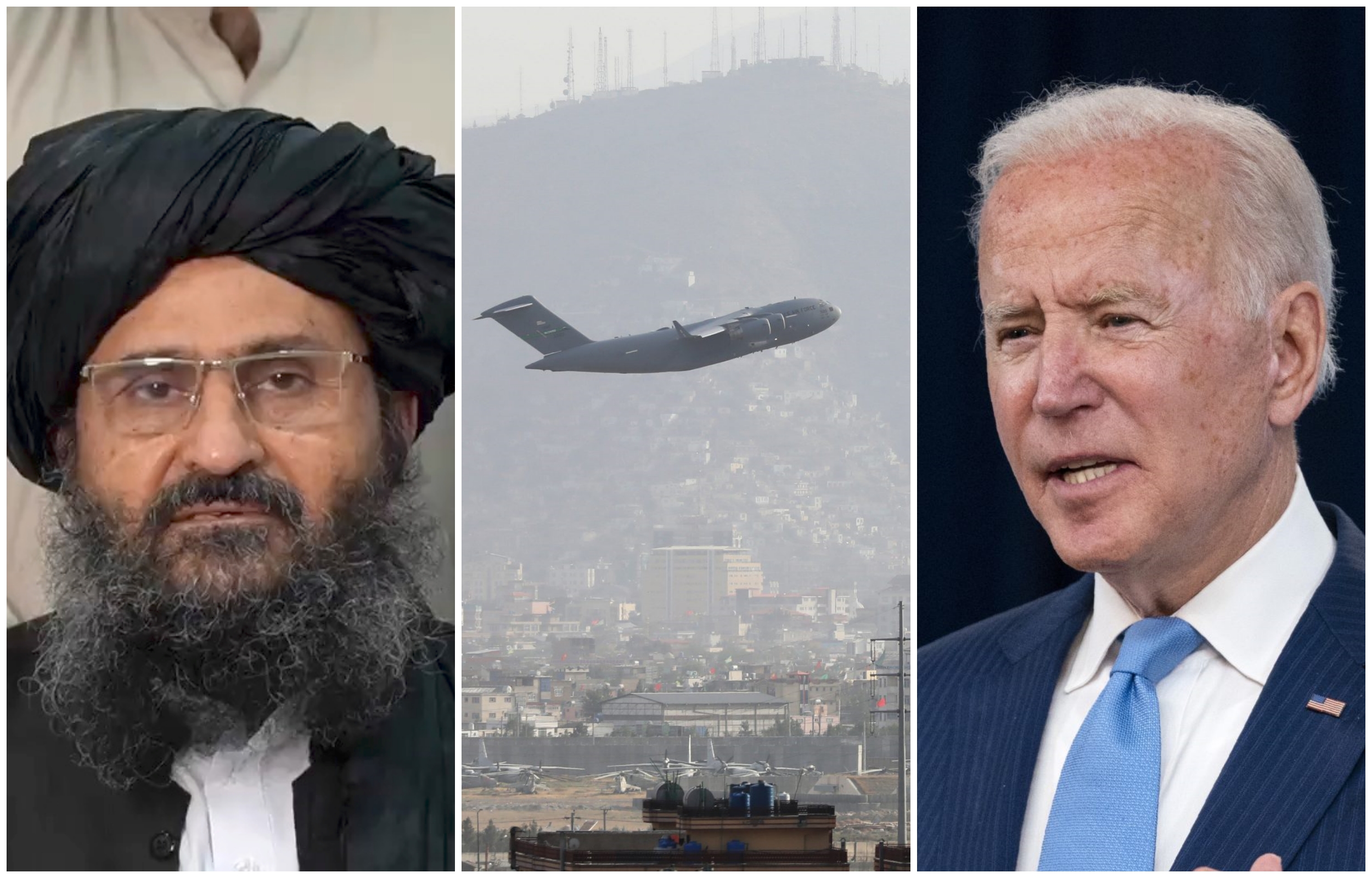 collage taliban avion bajden