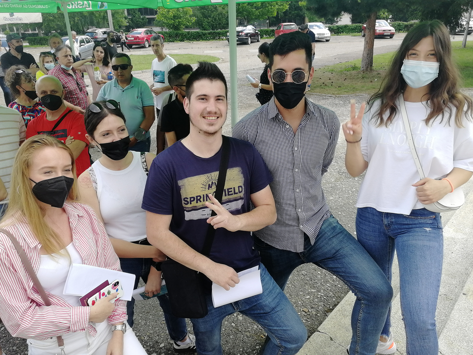 Mladi Skopljanci došli u Vranje po vakcinu zbog Exita