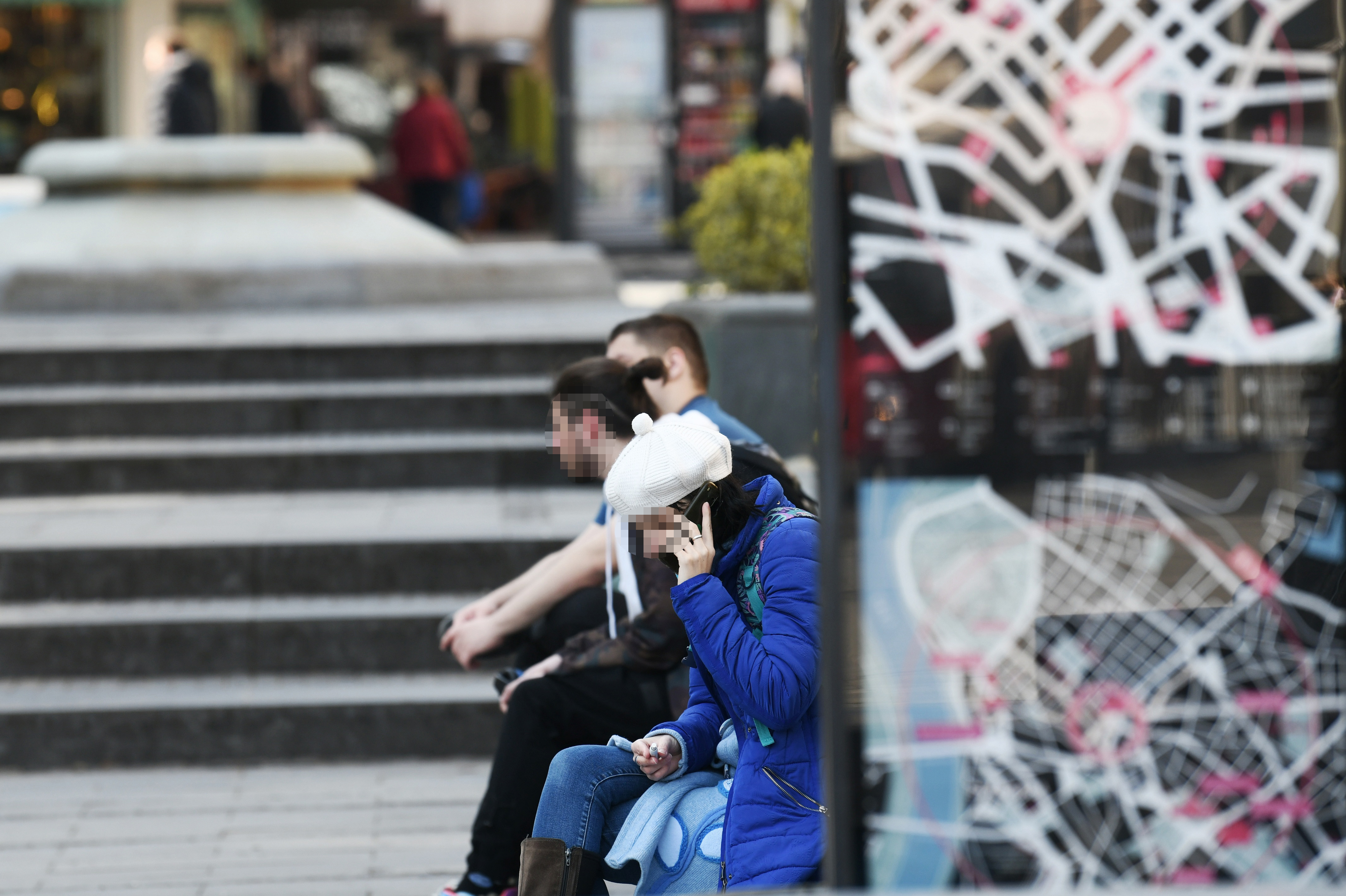 Beograd 26.03.2021. Trg republike, Knez Mihailova ulica, lepo vreme, proleće, ljudi Foto: Vesna Lalić/Nova.rs