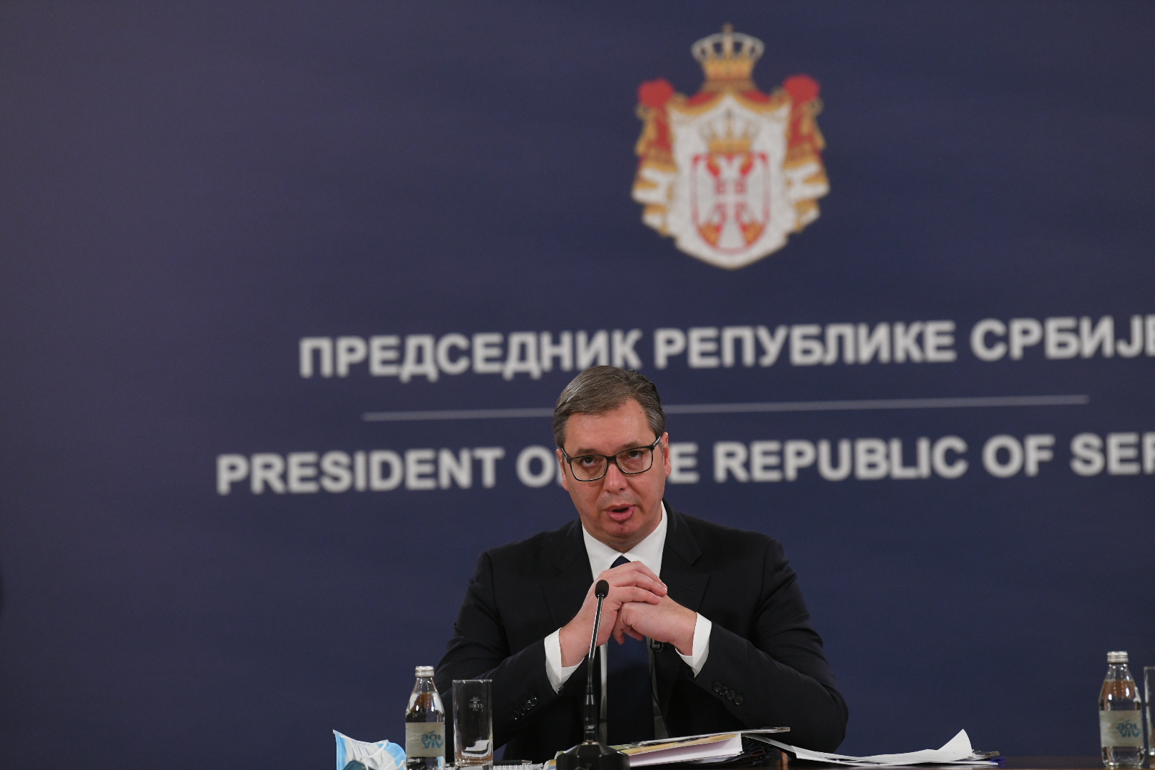 Beograd, 28.12.2020. Zgrada generalnog sekretarijata predsednika republike, Novogodišnja konferencija za medije Foto: Nemanja Jovanović/Nova.rs