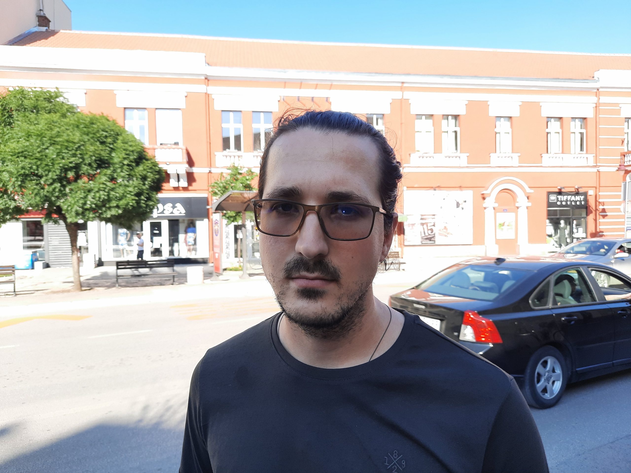 Čačak, 20.06.2021. Proteste, fabrika Sloboda, Čačanska Gradska uprava Foto: Ljubica Sokić/Nova.rs