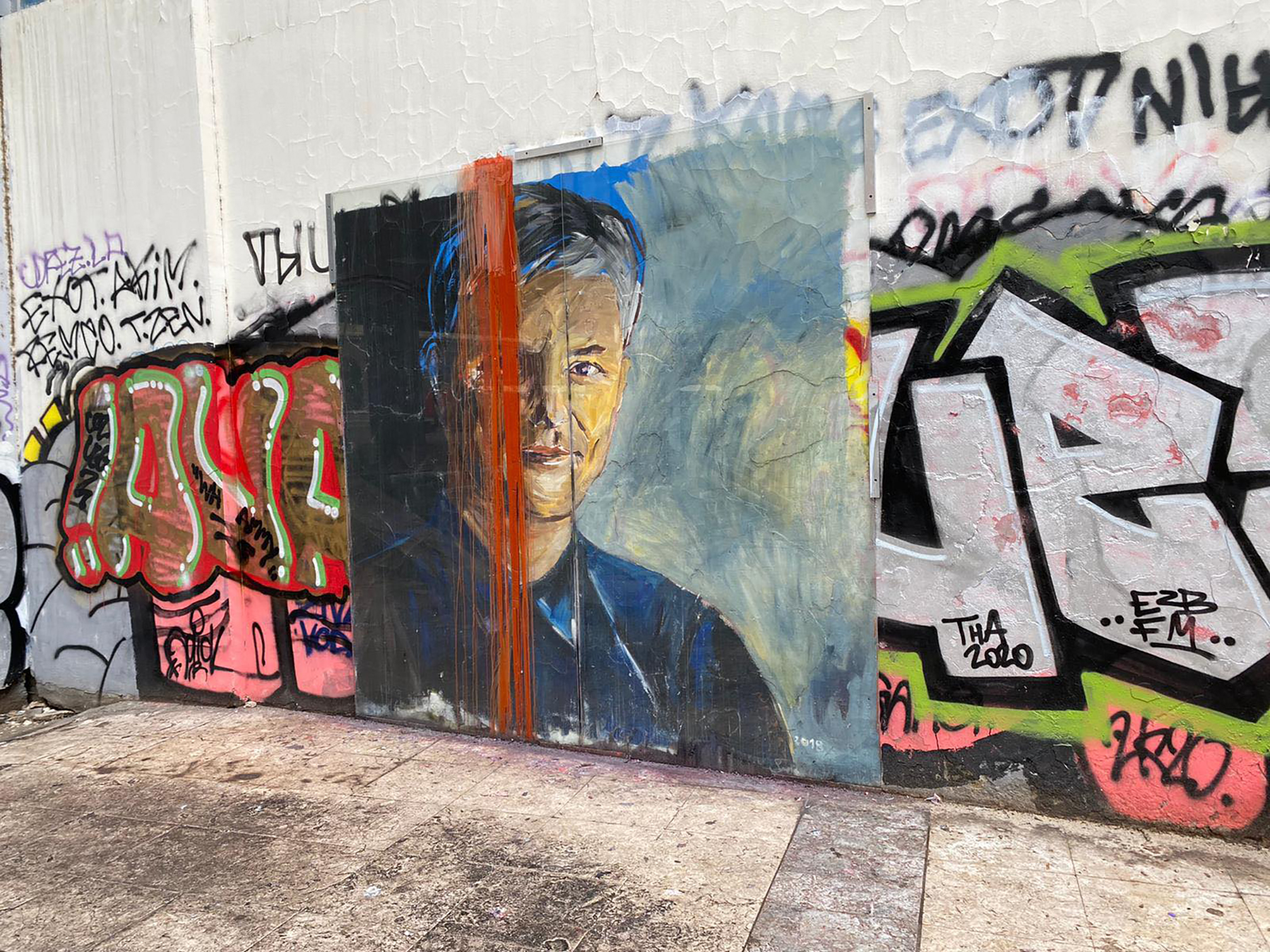 OBNOVLJEN MURAL SA LIKOM ZORANA ĐINĐIĆA