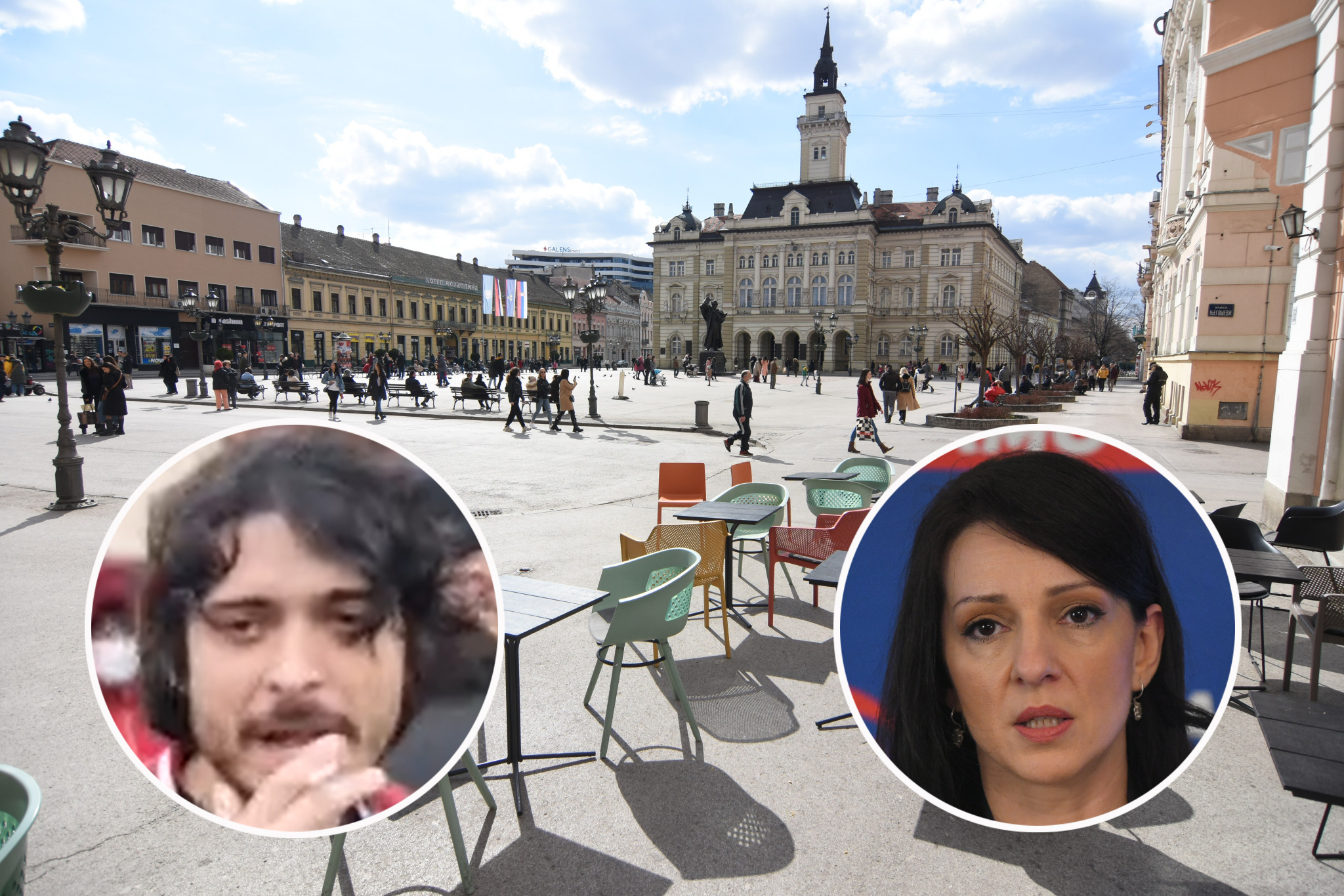 Tomislav Lovreković, Marinika Tepić, Novi Sad, kombo Foto: Nenad Lazić/Nova.rs