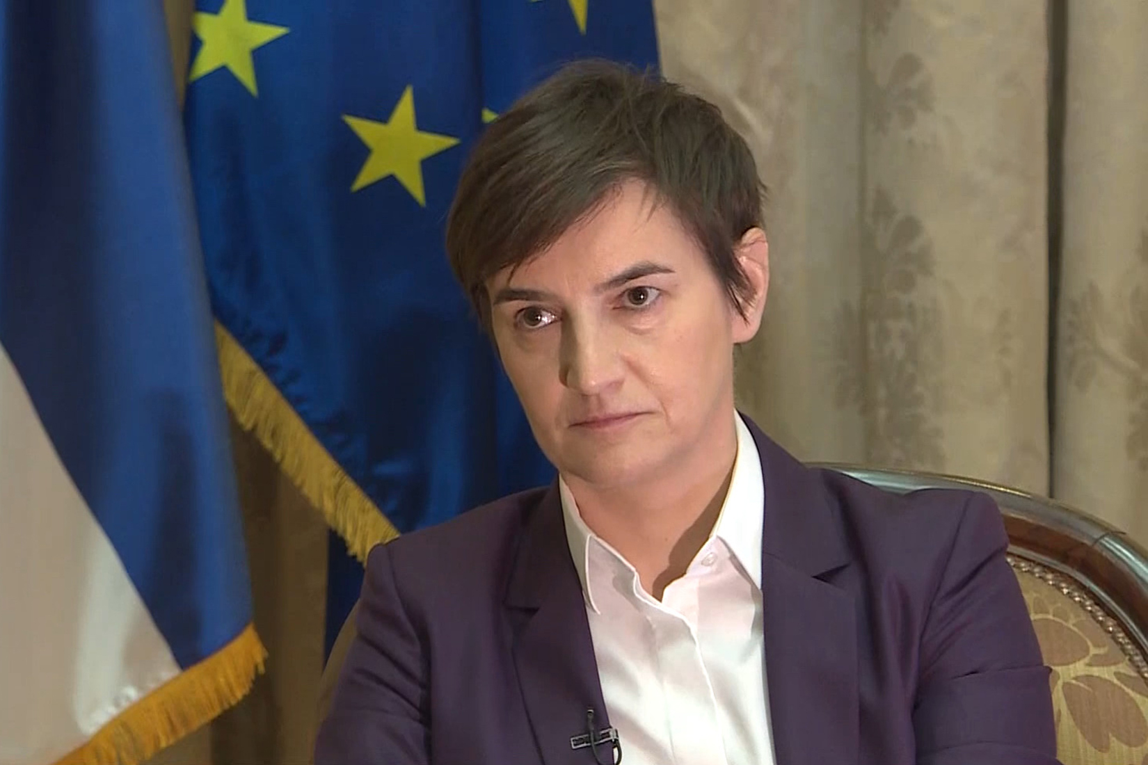 Ana Brnabić, nacionalni dnevnik Pink Foto: Printscreen/Tv Pink