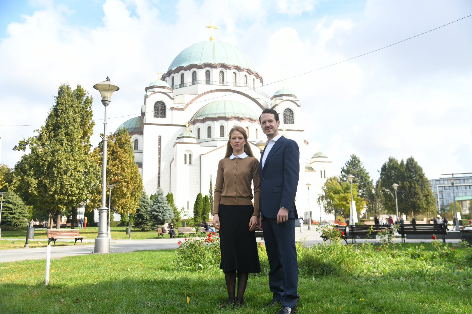Beograd 13.10.2021. Princ Filip Karadjordjevic i princeza Danica Karadjordjevic, Karađorđević Foto: Nemanja Jovanović/Nova.rs