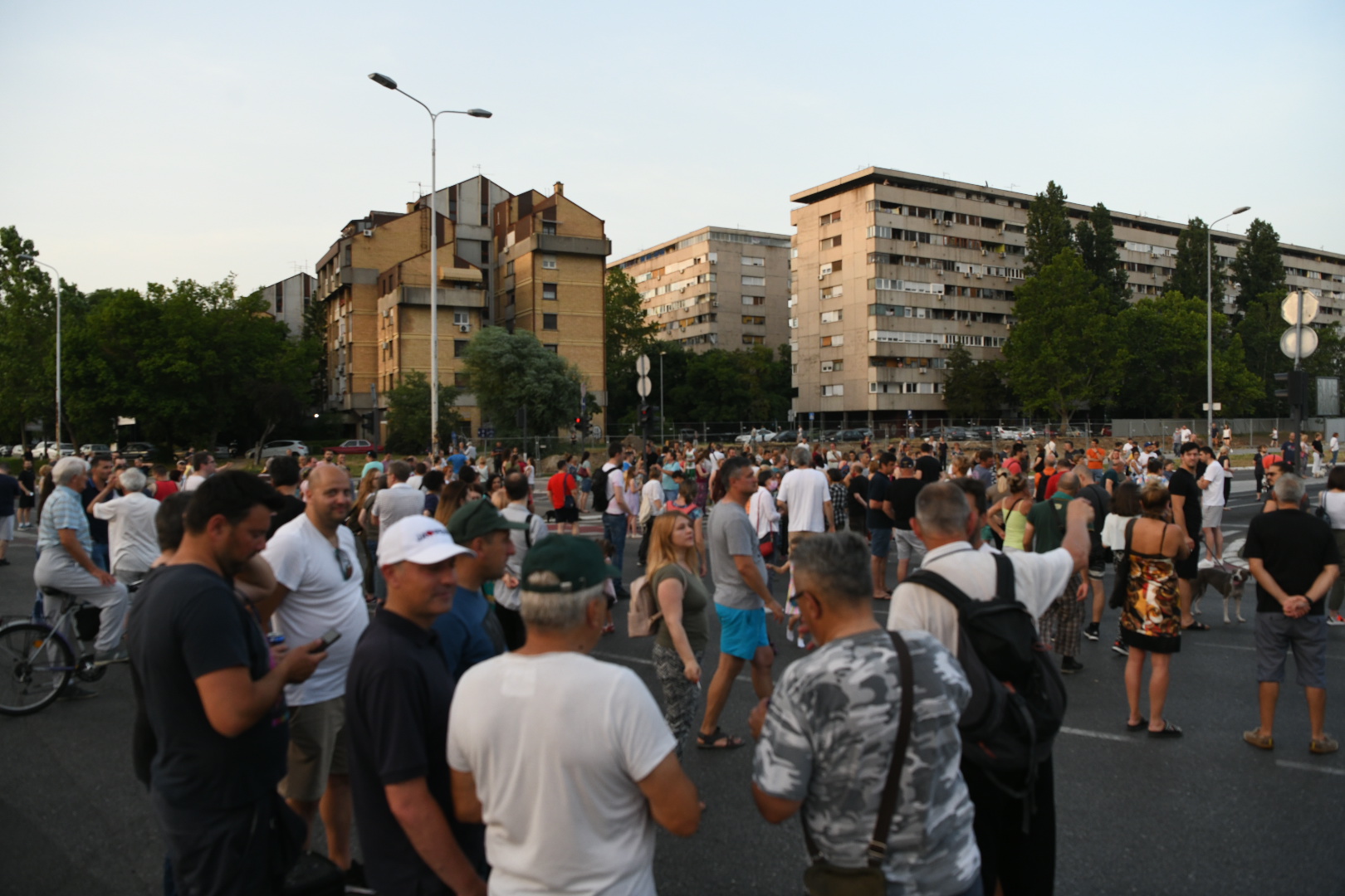 Beograd, 21.06.2021. Novi Beograd, Blok 37 Protest Foto: Vesna Lalić/Nova.rs