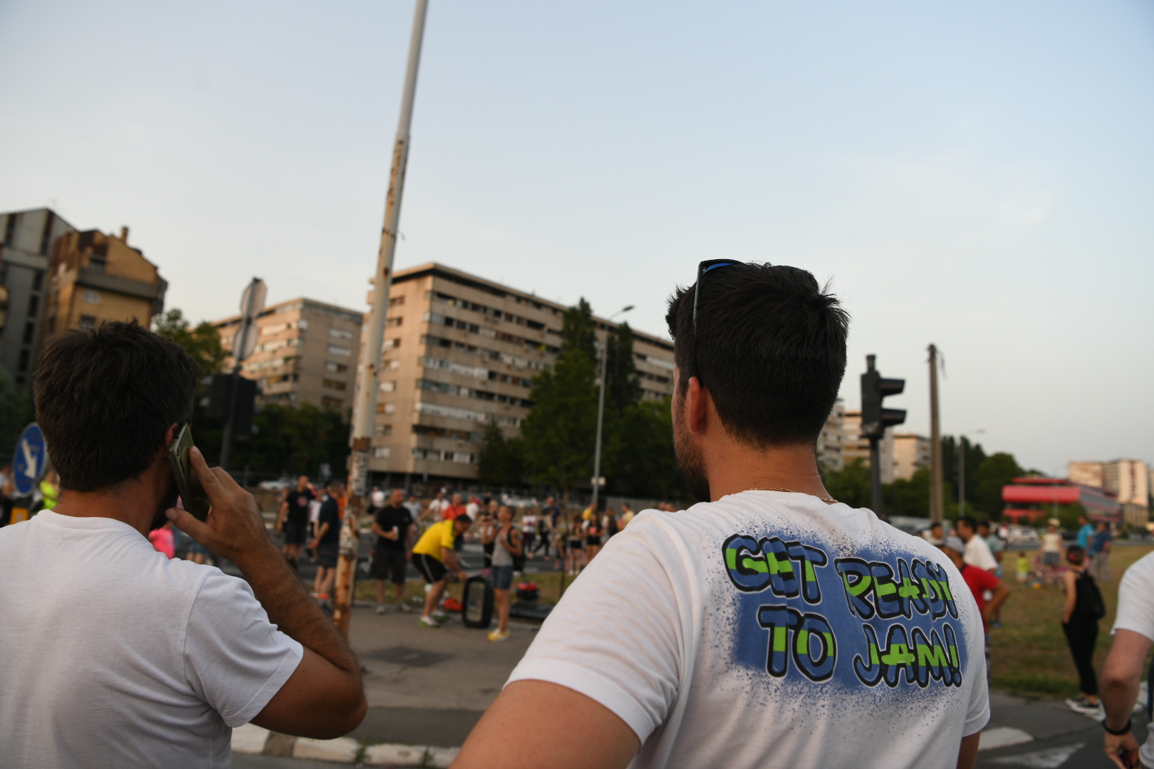 Beograd, 21.06.2021. Novi Beograd, Blok 37 Protest Foto: Vesna Lalić/Nova.rs