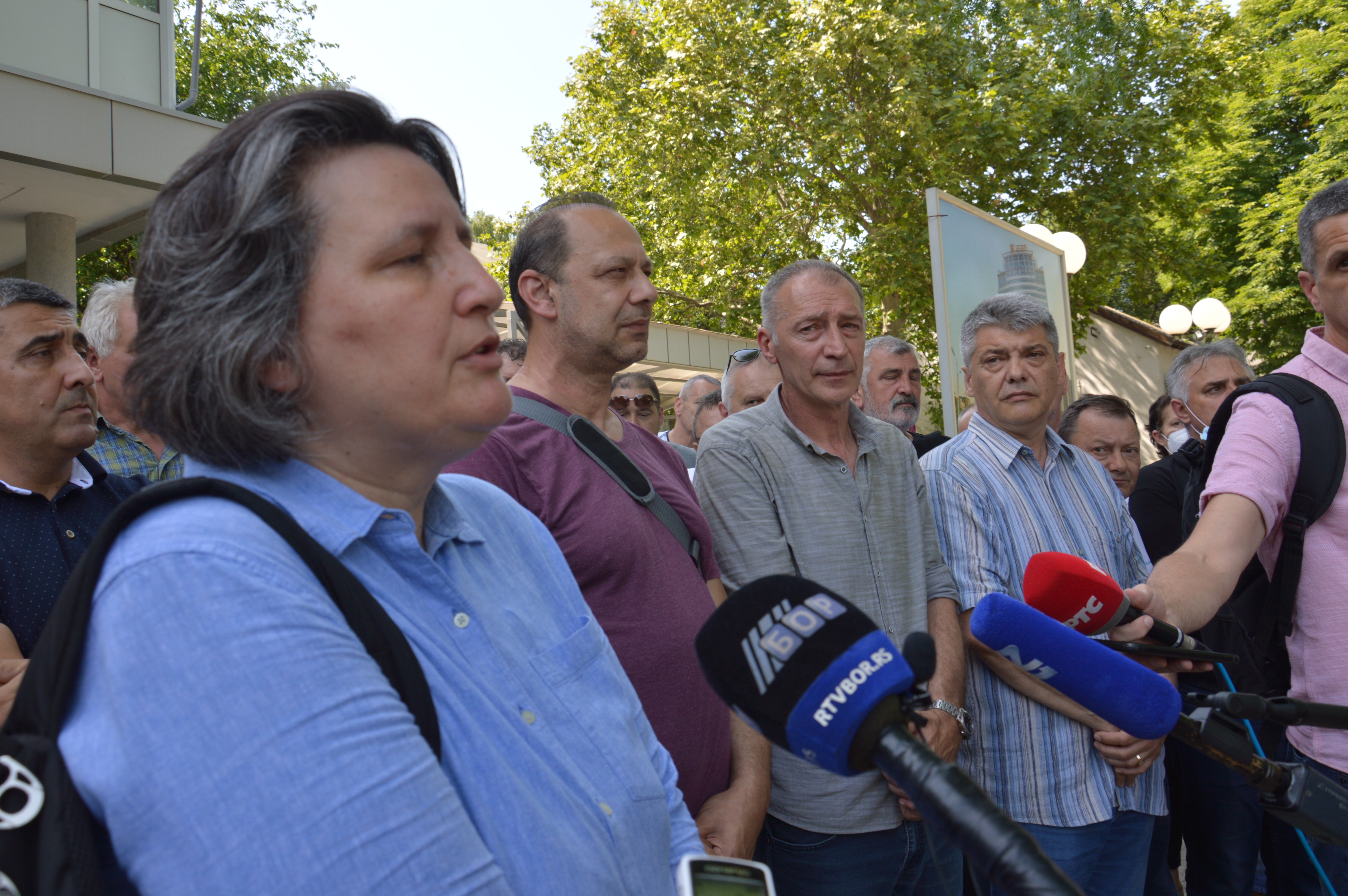 bor 23.06.2021 skup sindiklaca RTb bor oko kolektivnih ugovora