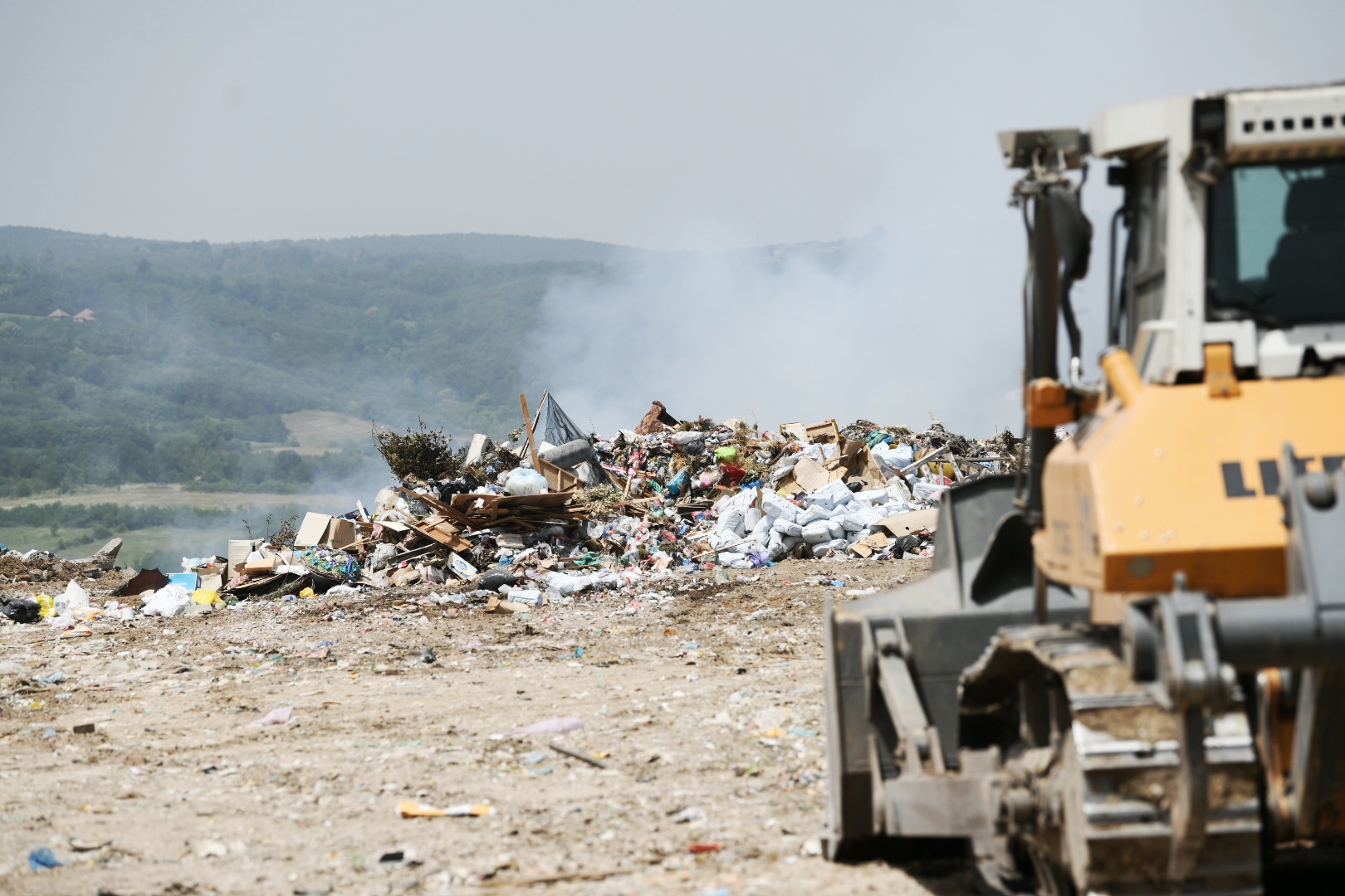 Beograd 24. jun 2021. Deponija Sopot pozar smece djubre Foto:Vesna Lalić/Nova.rs