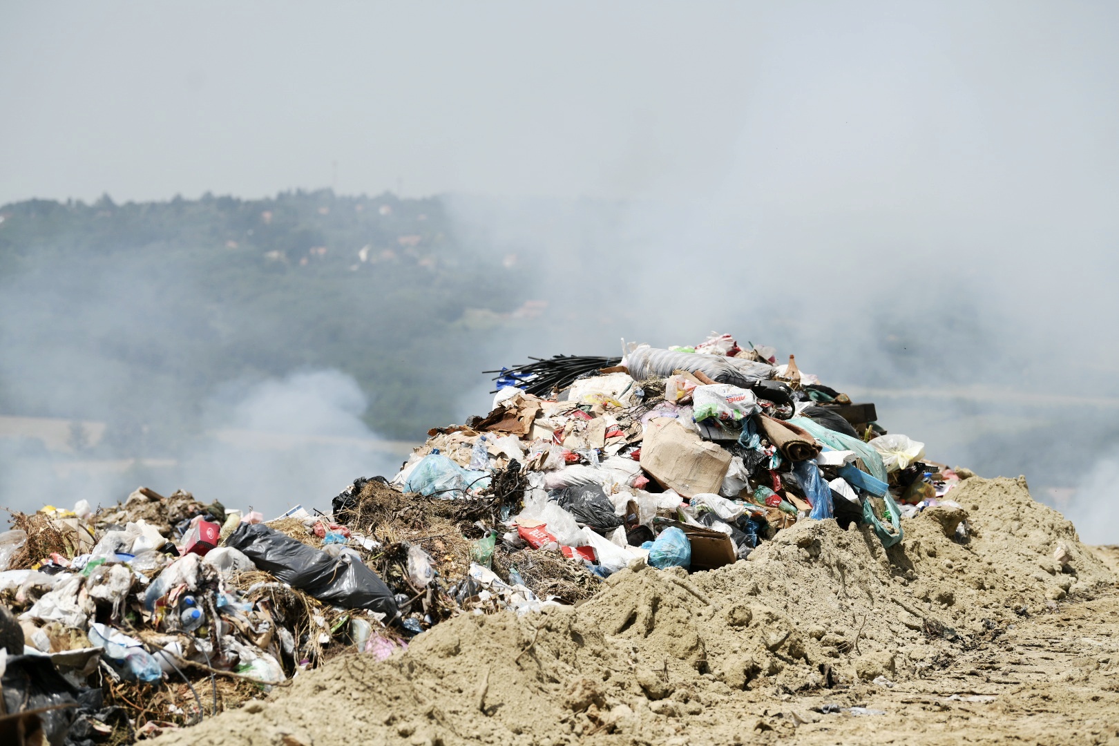 Beograd 24. jun 2021. Deponija Sopot pozar smece djubre Foto:Vesna Lalić/Nova.rs