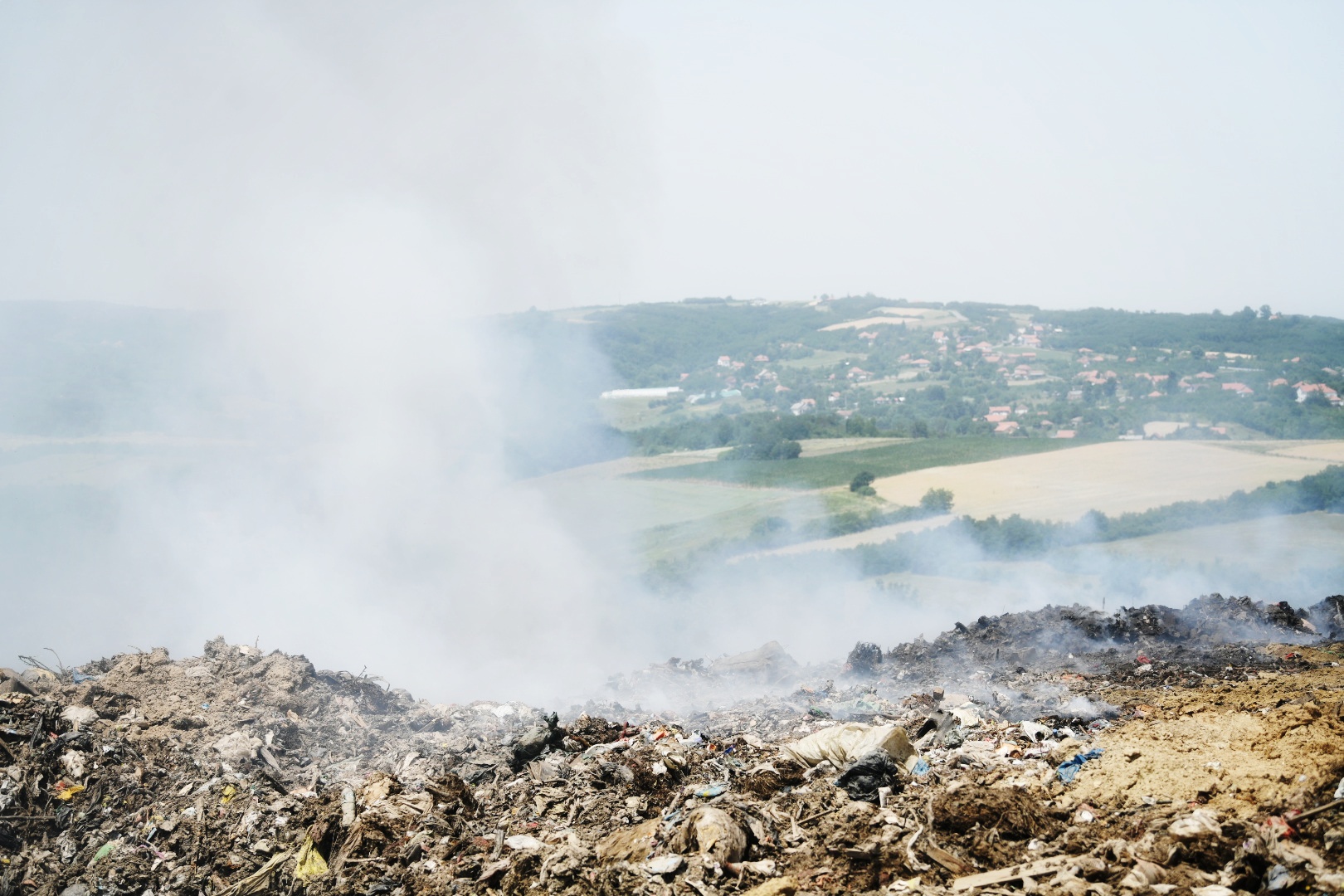 Beograd 24. jun 2021. Deponija Sopot pozar smece djubre Foto:Vesna Lalić/Nova.rs
