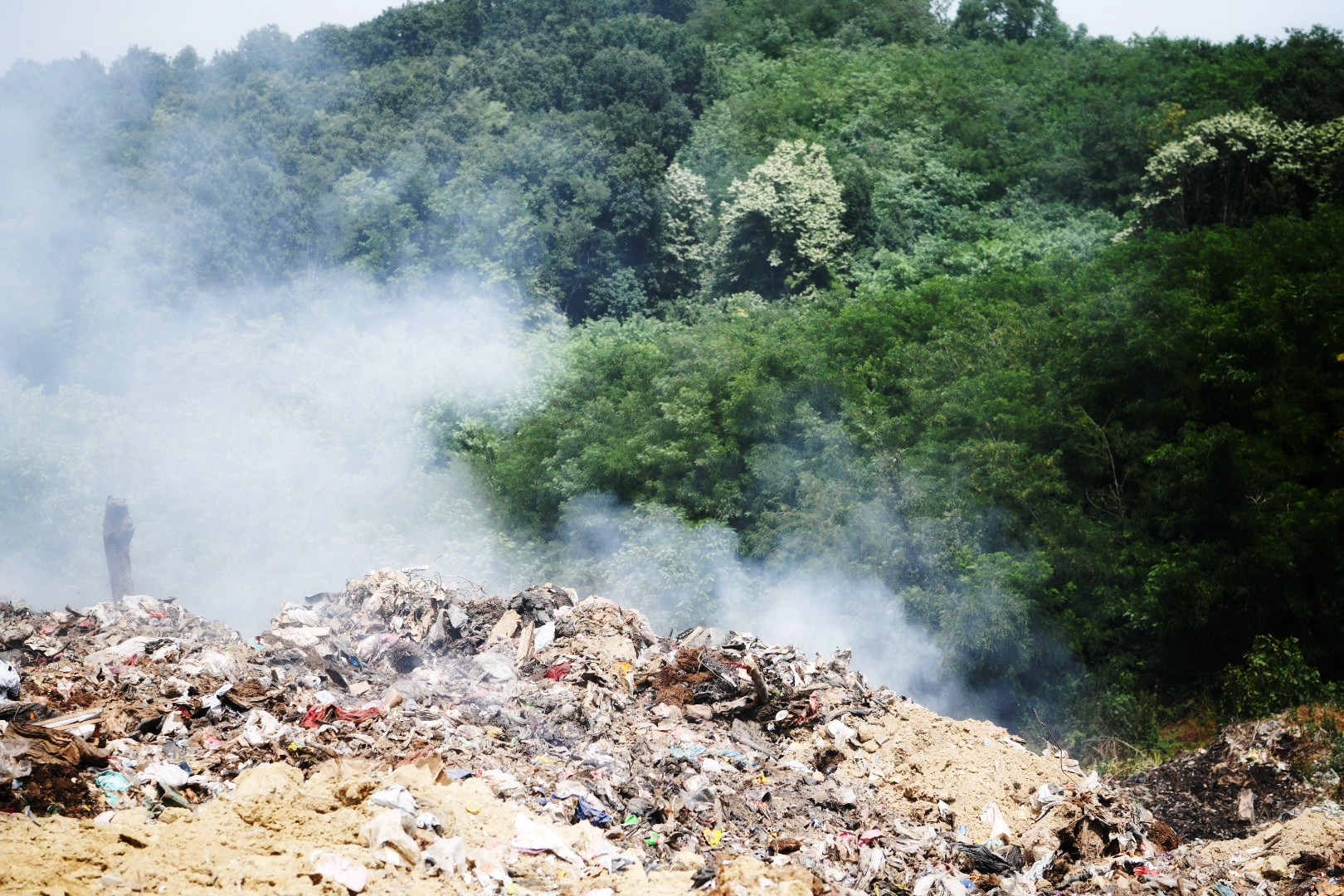 Beograd 24. jun 2021. Deponija Sopot pozar smece djubre Foto:Vesna Lalić/Nova.rs
