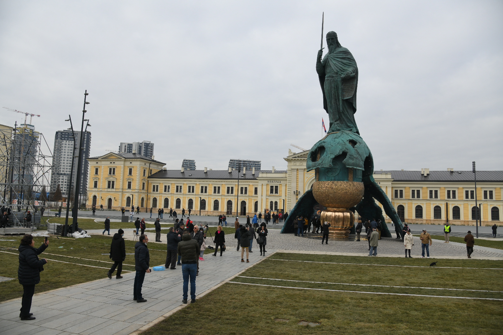 Beograd, 28.01.2021. Spomenik Stefanu Nemanji, Stefan Nemanja Foto: Nemanja Jovanović/Nova.rs