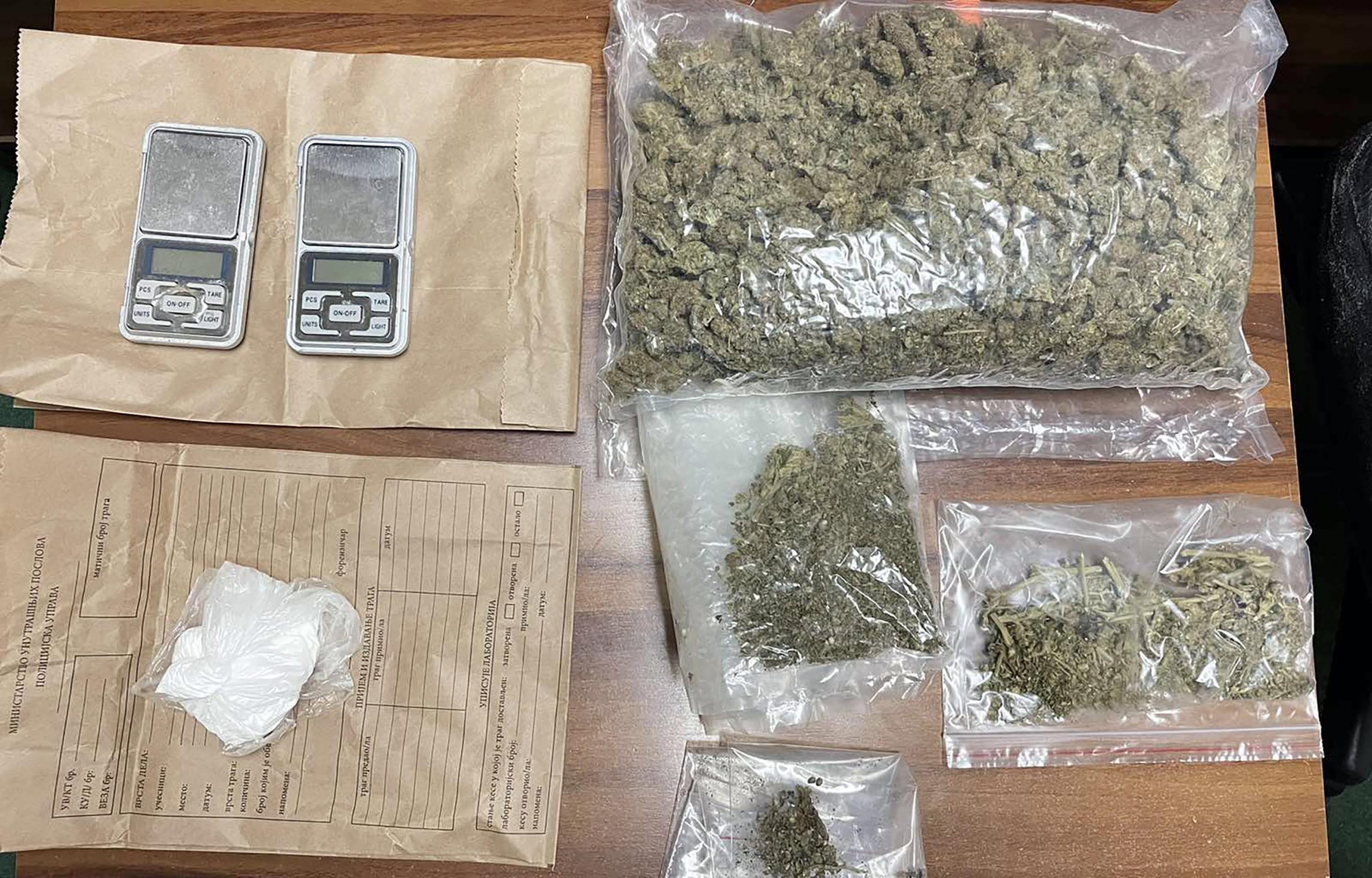 Zaplenjeni marihuana i kokain