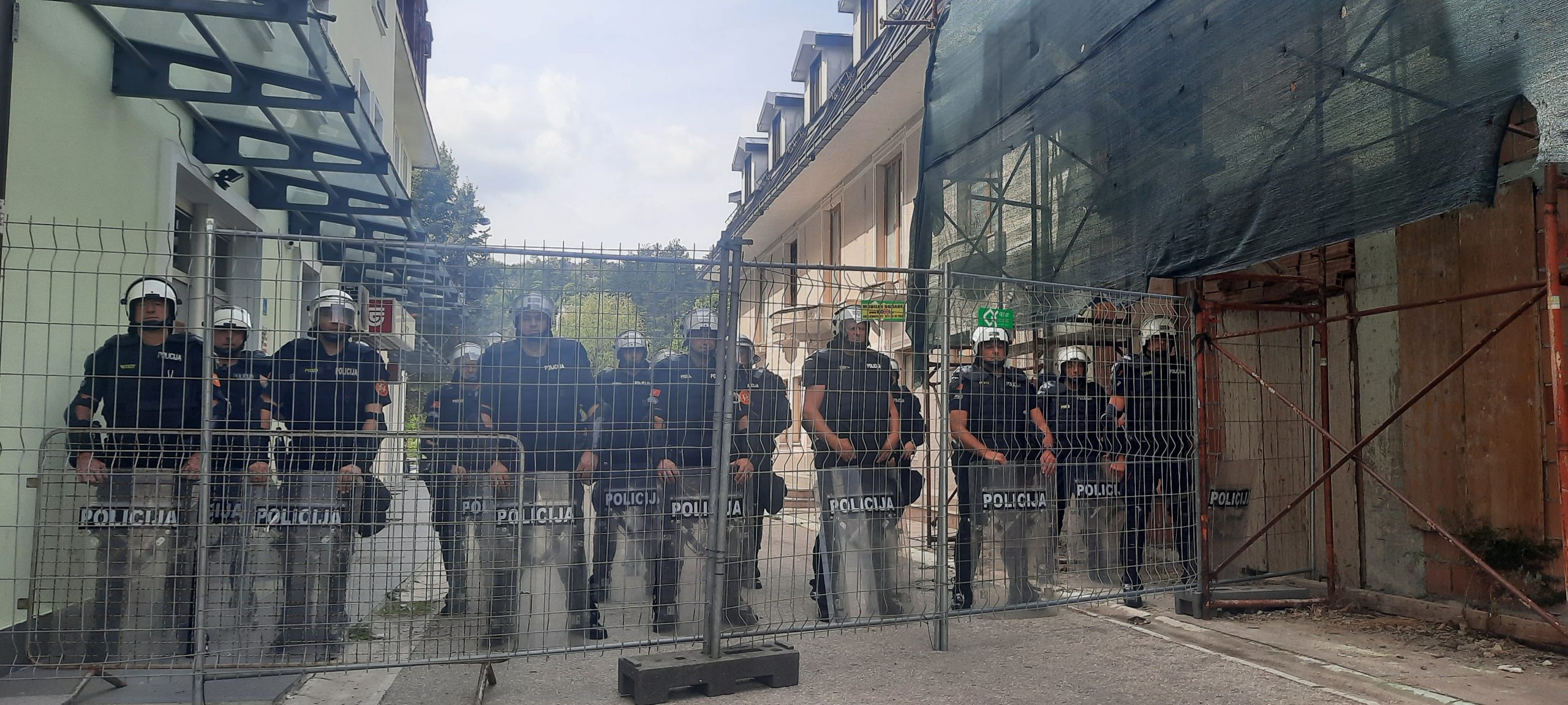 Crna Gora, Cetinje 04.09.2021. Dan pred ustoličenje mitropolita Joanikija, policija Foto: Nova.rs