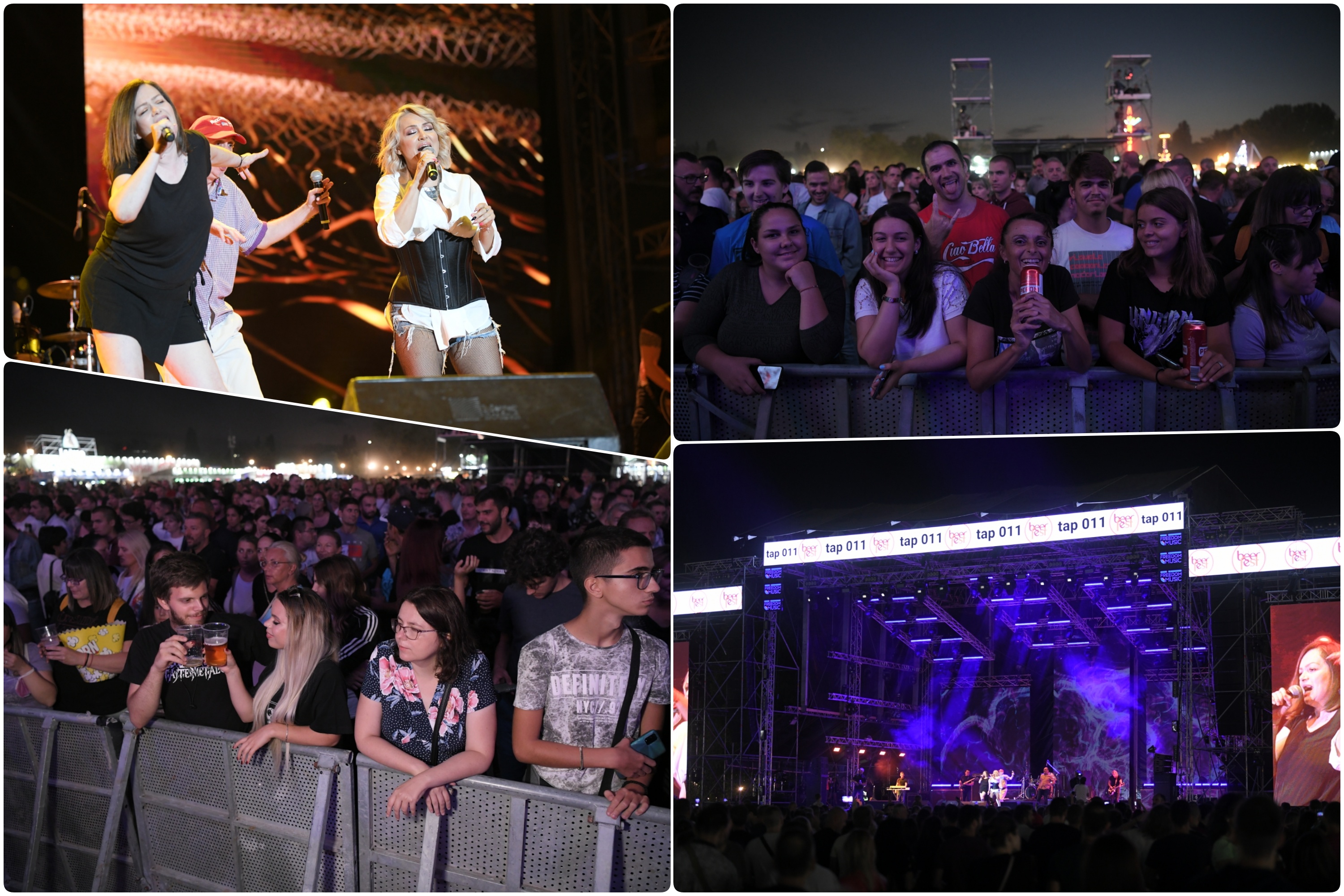 Beograd 18. avgust 2021. Prvo vece Beogradskog Bir festa na Uscu, Belgrade Beer Fest 2021, Muzički festival Belgrade Beer fest 2021, Tap 011 nastup Foto:Dragan Mujan/Nova.rs