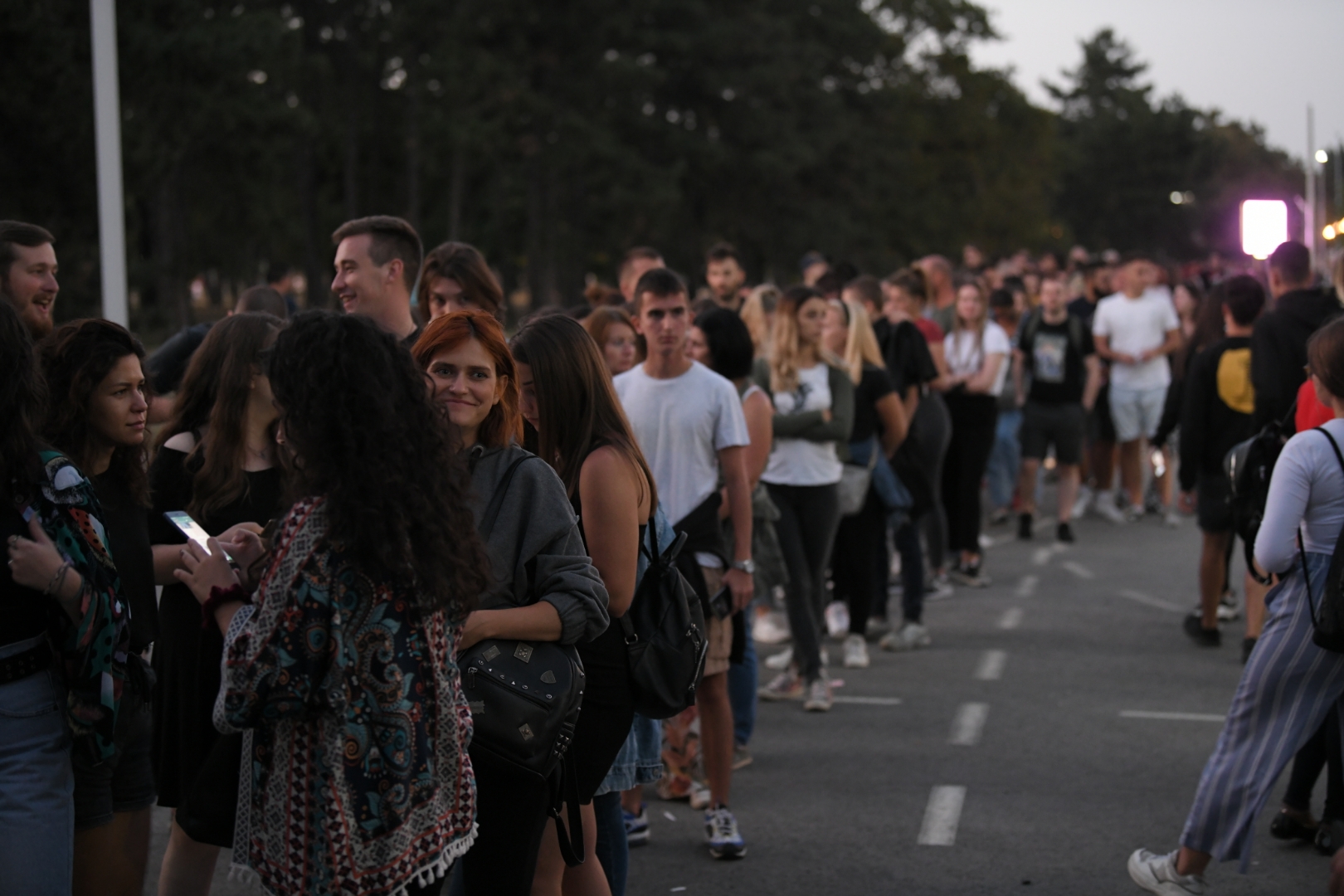 Beograd 18. avgust 2021. Prvo vece Beogradskog Bir festa na Uscu, Belgrade Beer Fest 2021, Muzički festival Belgrade Beer fest 2021, testiranje Foto:Dragan Mujan/Nova.rs
