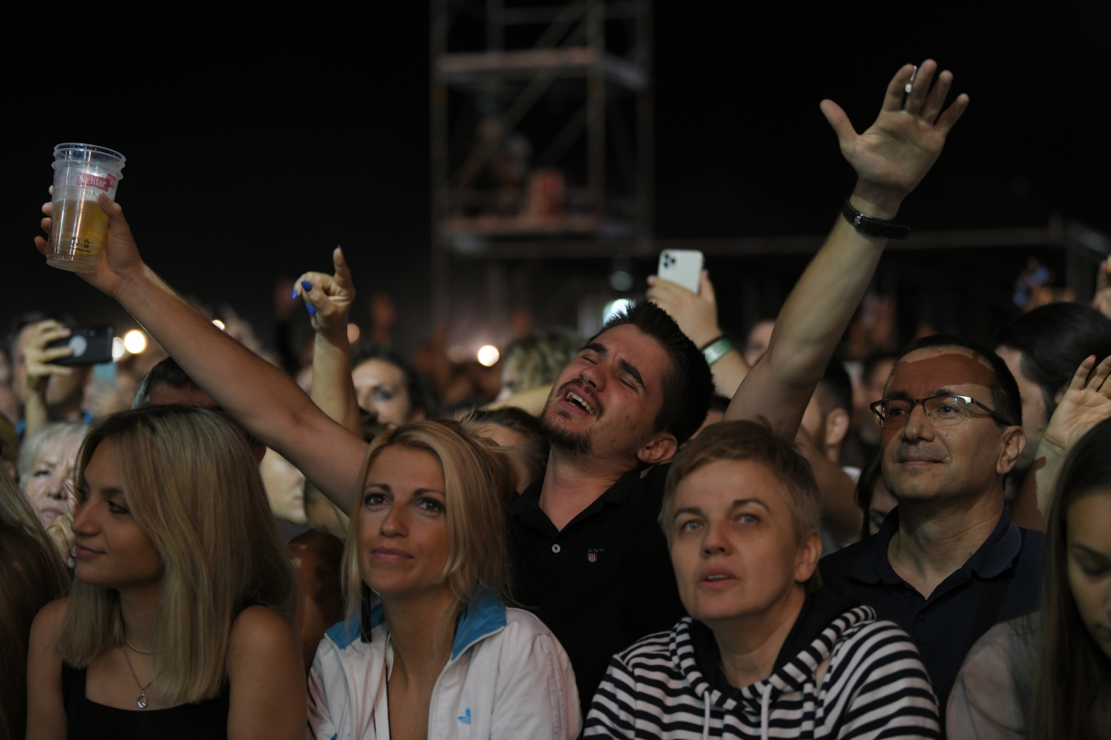 Beograd 18. avgust 2021. Prvo vece Beogradskog Bir festa na Uscu, Belgrade Beer Fest 2021, Muzički festival Belgrade Beer fest 2021, Bijelo dugme Foto:Dragan Mujan/Nova.rs