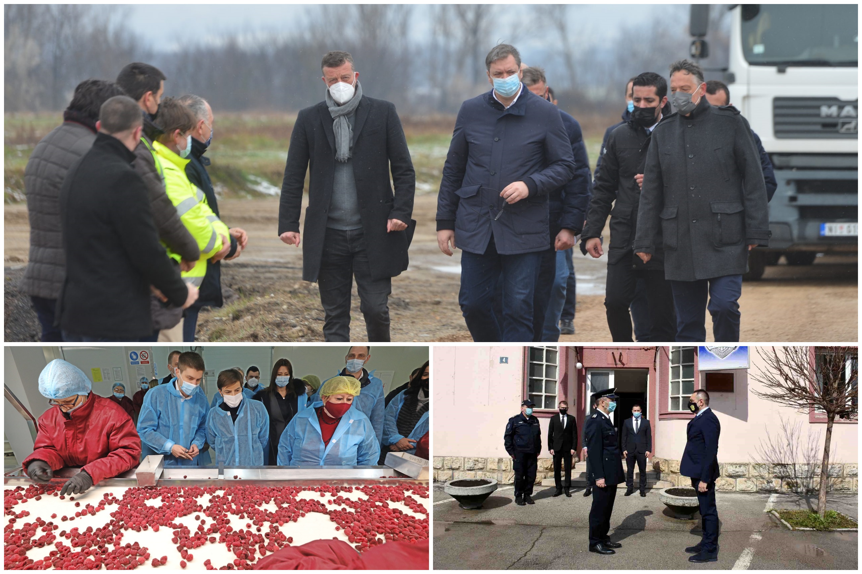 Aleksandara Vučić, Ana Brnabić, Aleksandar Vulin, Zaječar, Kosjerić, kombo Foto: TANJUG/STRAHINJA ACIMOVIC/VLADA REPUBLIKE SRBIJE SLOBODAN MILJEVIC/MUP Srbije