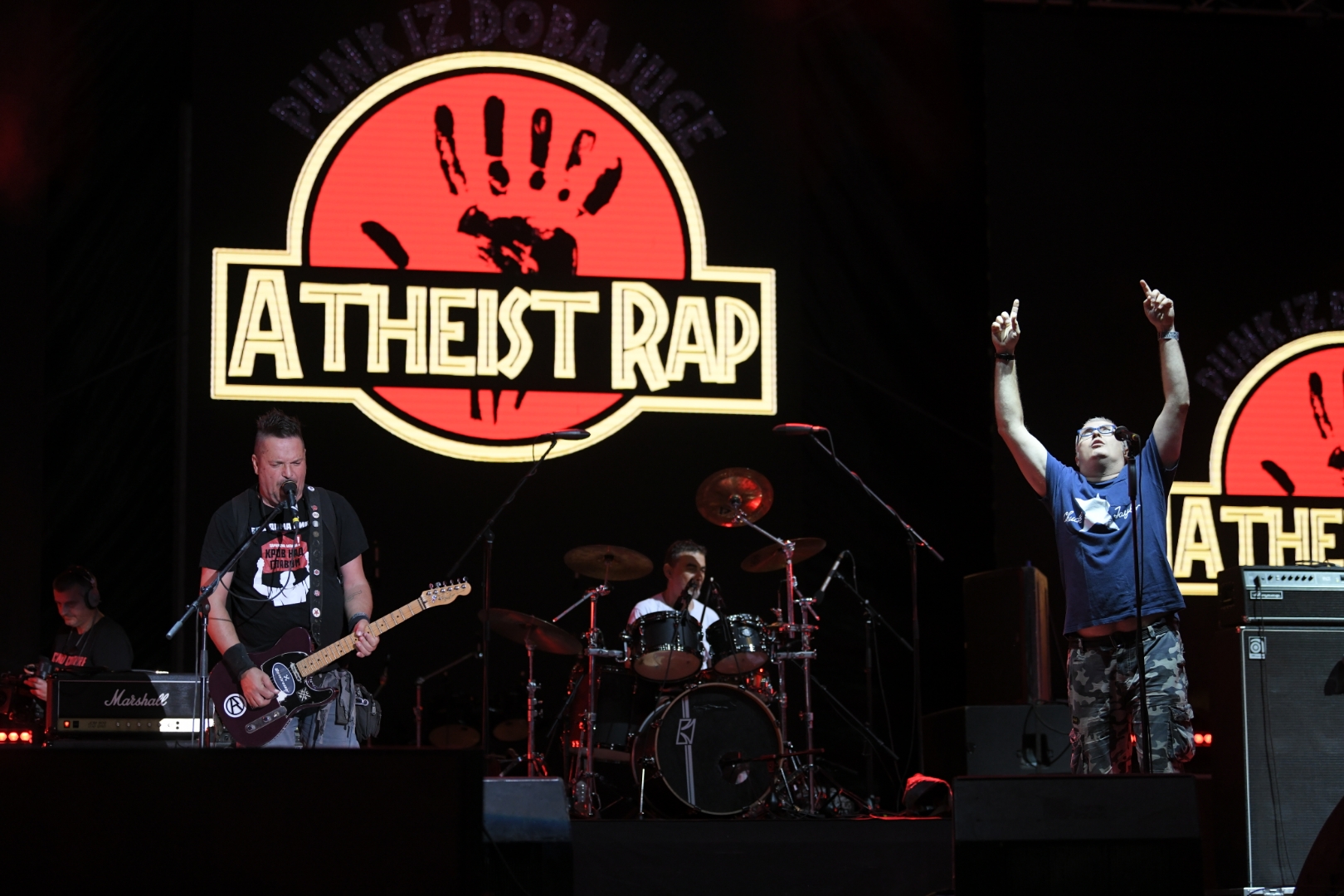 Beograd 19.08.2021. Ateist Rep, Atheist Rap. Drugo veče Beogradskog Bir festa na Ušću, Ušće, Belgrade Beer Fest, Beogradski Bir Fest,  2021, Muzički festival Belgrade Beer fest 2021. Foto: Dragan Mujan/Nova.rs