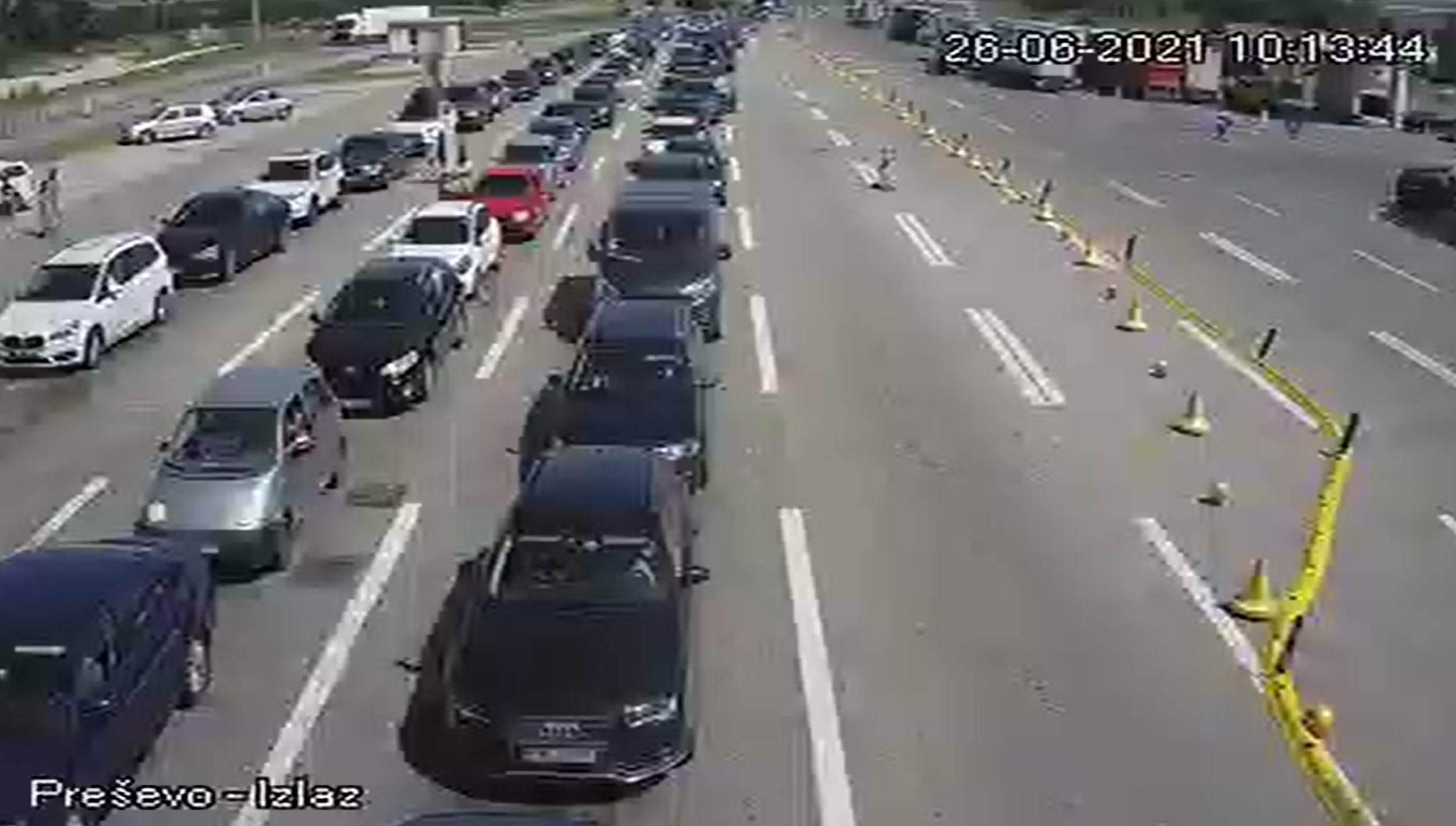 Preševo granica gužva, Severna Makedonija