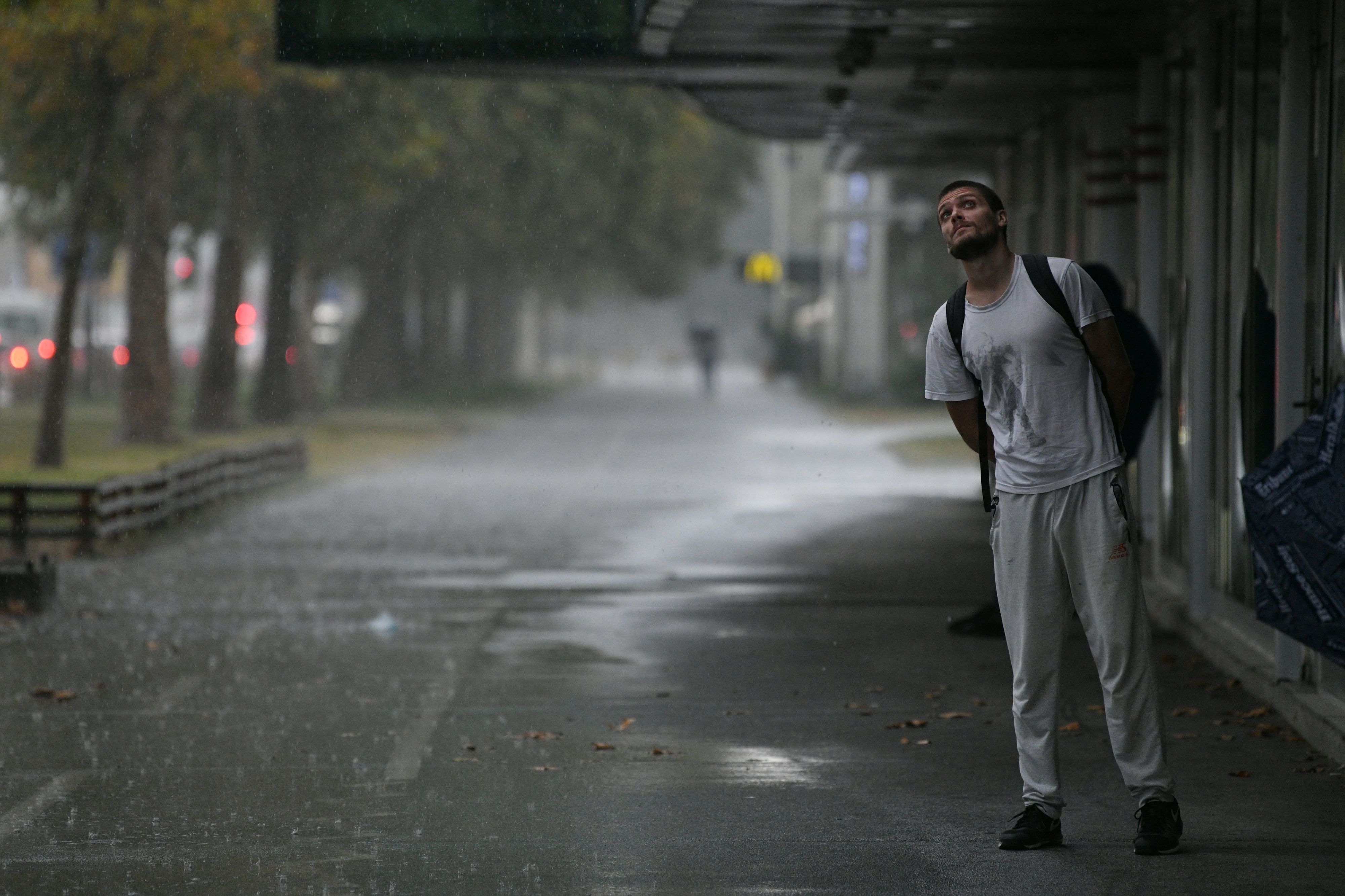 Beograd 28.09.2020. Kisa, nevreme, oluja, jesen