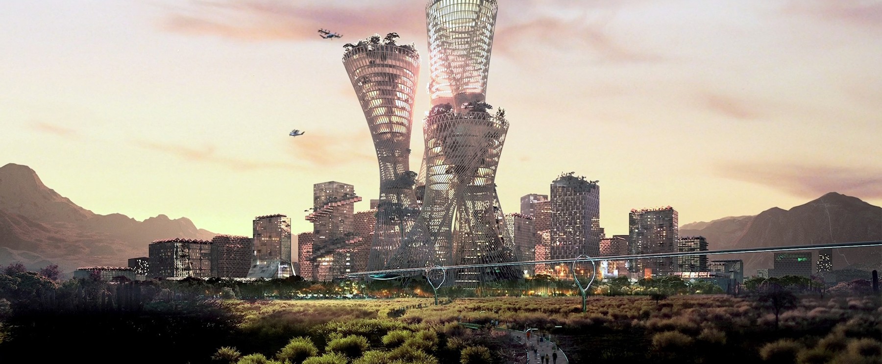 grad budućnosti telosa,Plan for brand new city high tech green city in the US desert