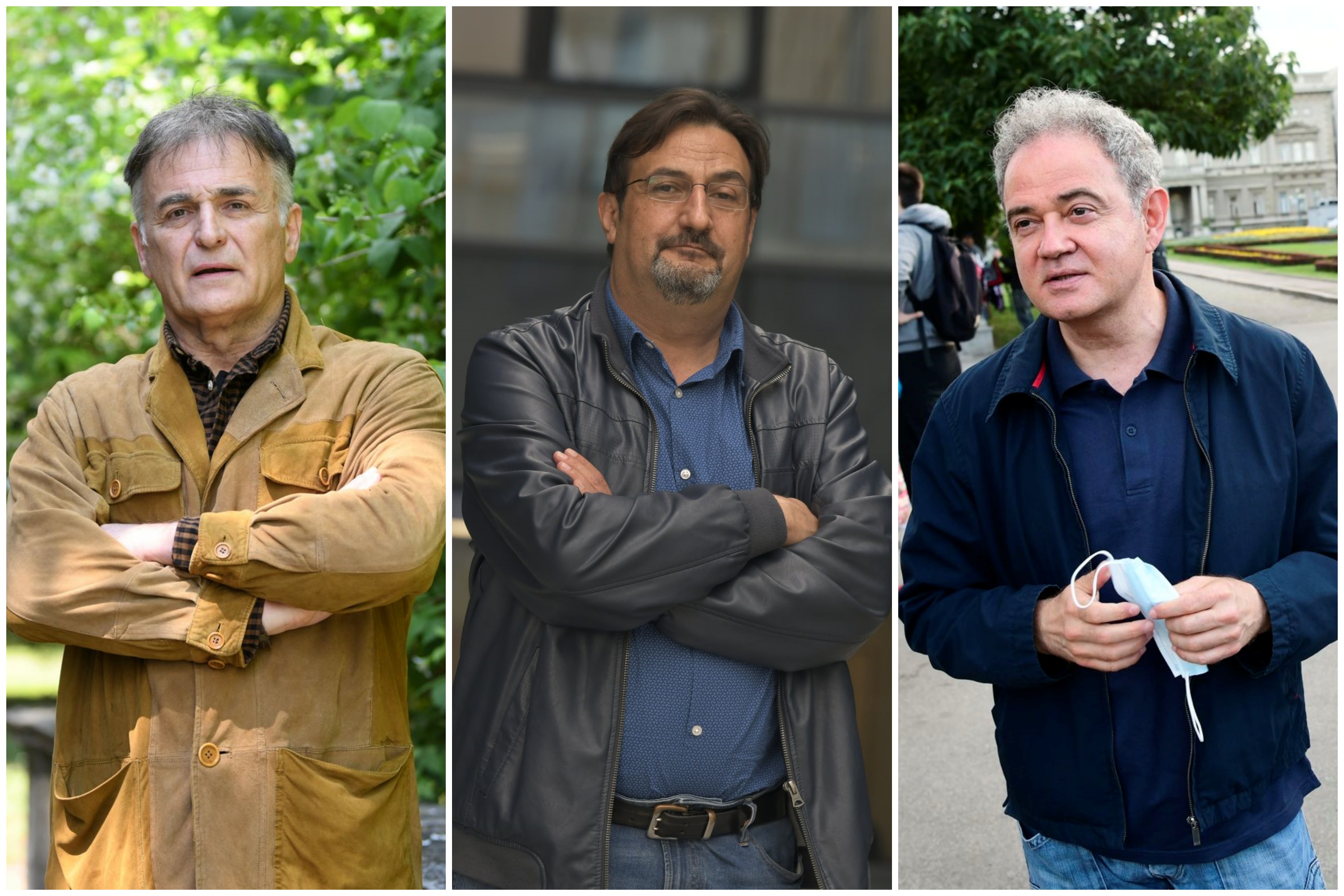 Branislav Lečić, Aris Movsesijan, Zoran Lutovac, kombo Foto: Arhiva