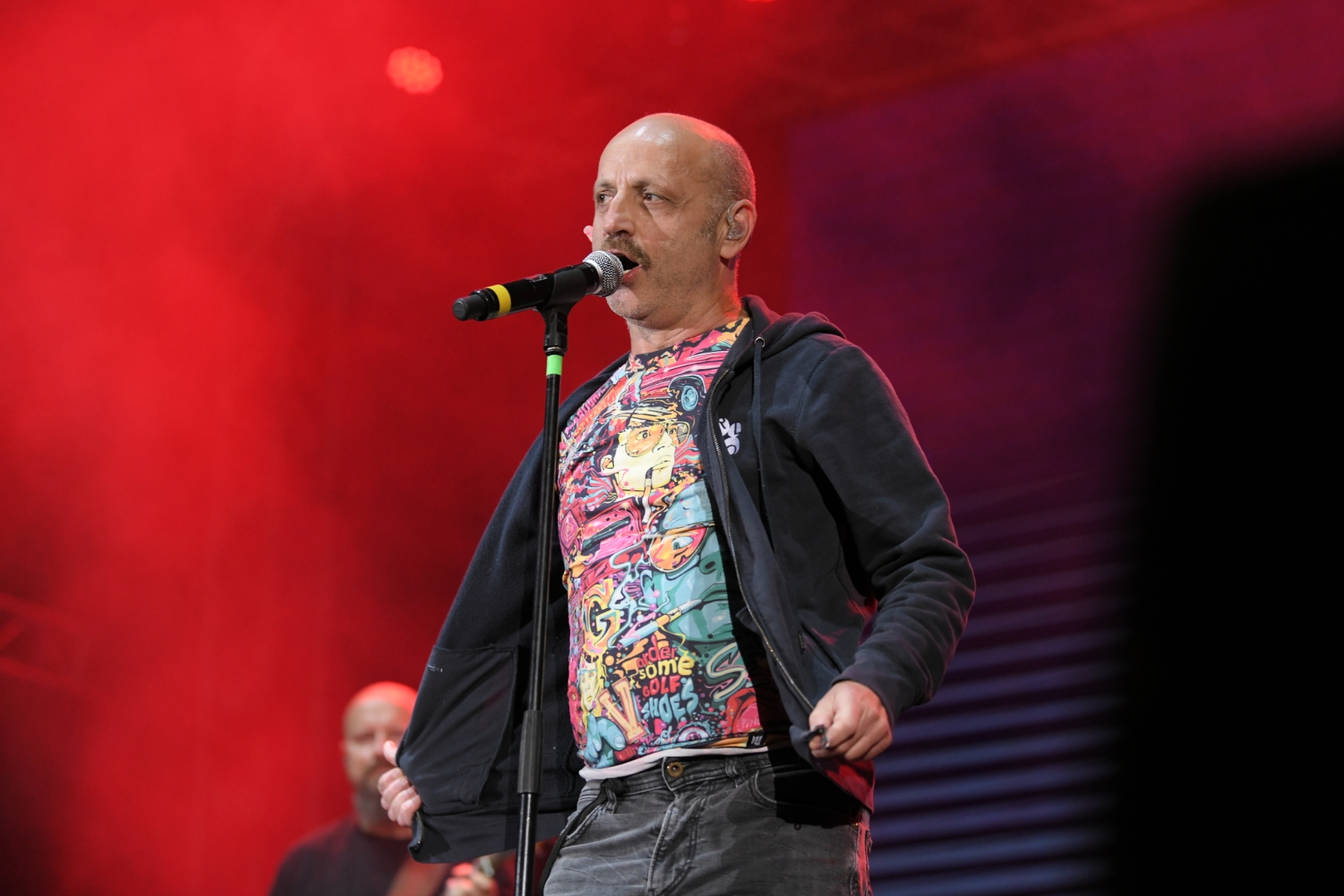 Beograd 21.08.2021. Mile Kekin, Hladno pivo. Koncert grupe Hladno pivo na stadionu Tašmajdan, Stadion Tašmajdan Foto: Dragan Mujan/Nova.rs