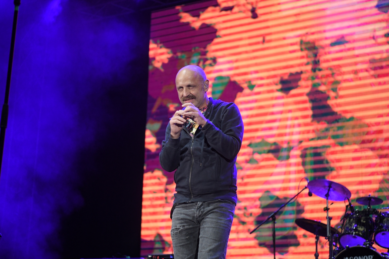 Beograd 21.08.2021. Mile Kekin, Hladno pivo. Koncert grupe Hladno pivo na stadionu Tašmajdan, Stadion Tašmajdan Foto: Dragan Mujan/Nova.rs