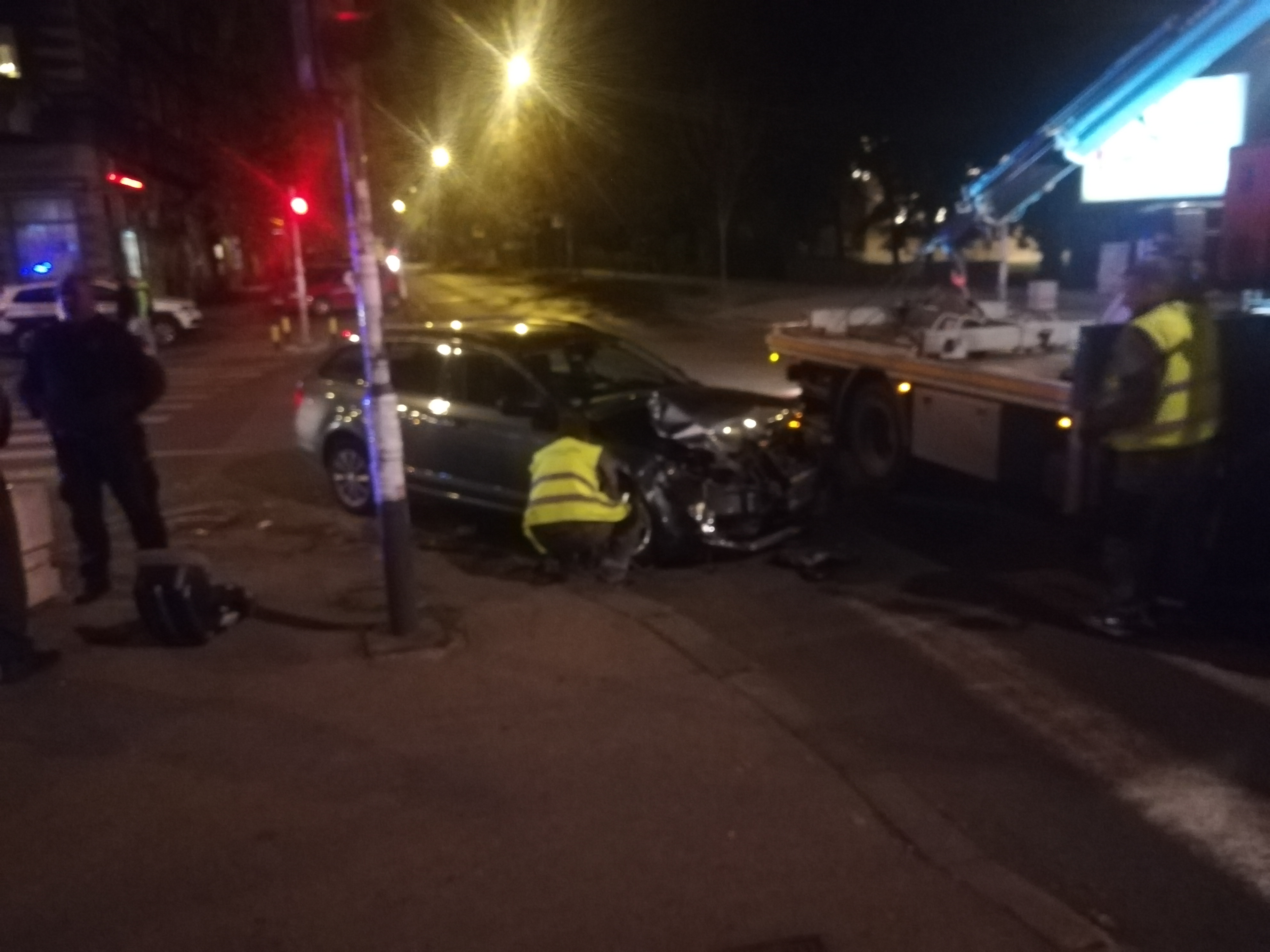 Zemun, saobraćajna nesreća, nezgoda, automobil, policija, uviđaj, uvidjaj Foto: Nova.rs