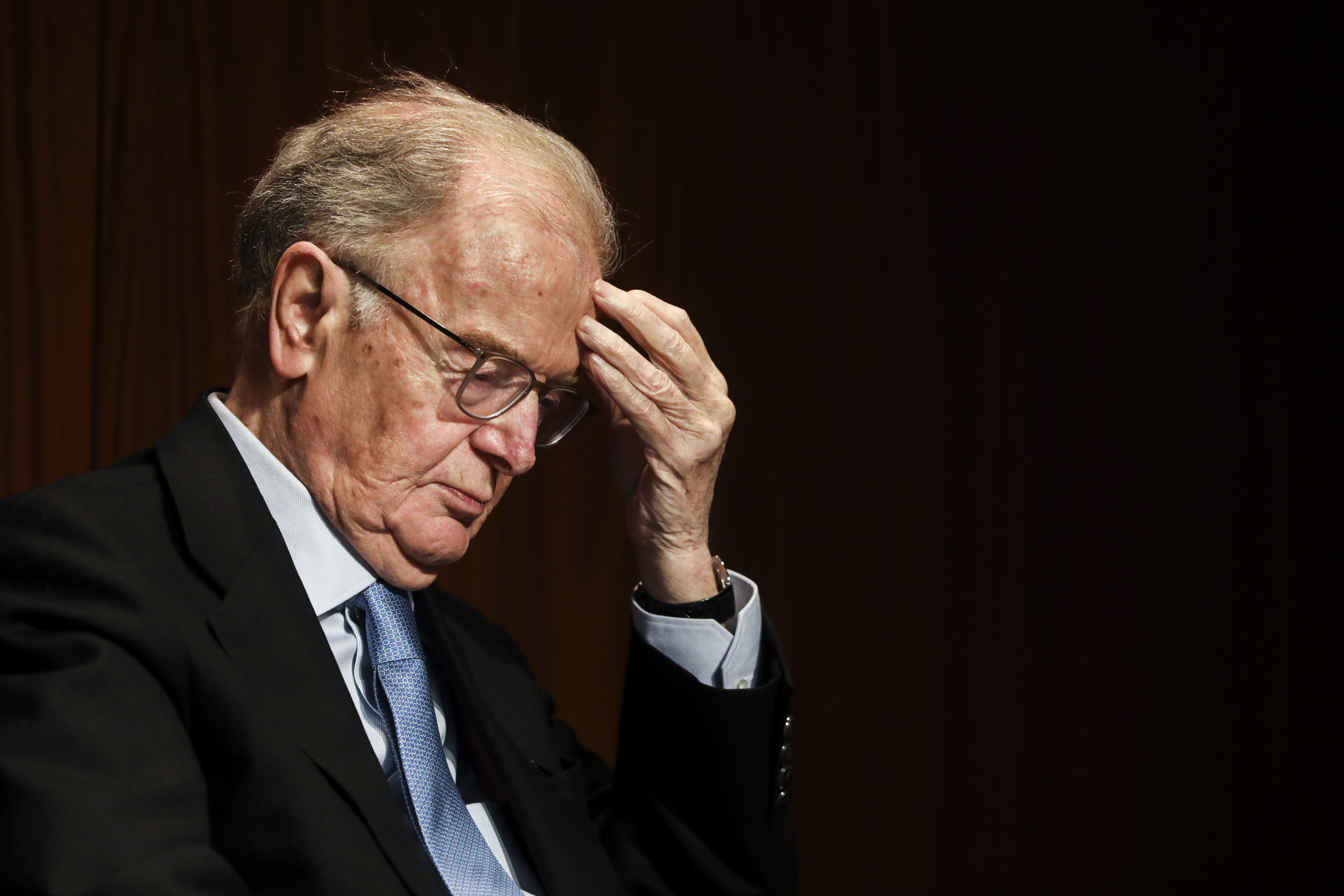 epa09459097 (FILE) - Former Portuguese president Jorge Sampaio, in Lisbon, Portugal, 07 May 2019 (issued 10 September 2021). Sampaio died on 10 September 2021 at the age of 81 in Lisbon with respiratory difficulties.  EPA-EFE/JOSE SENA GOULAO