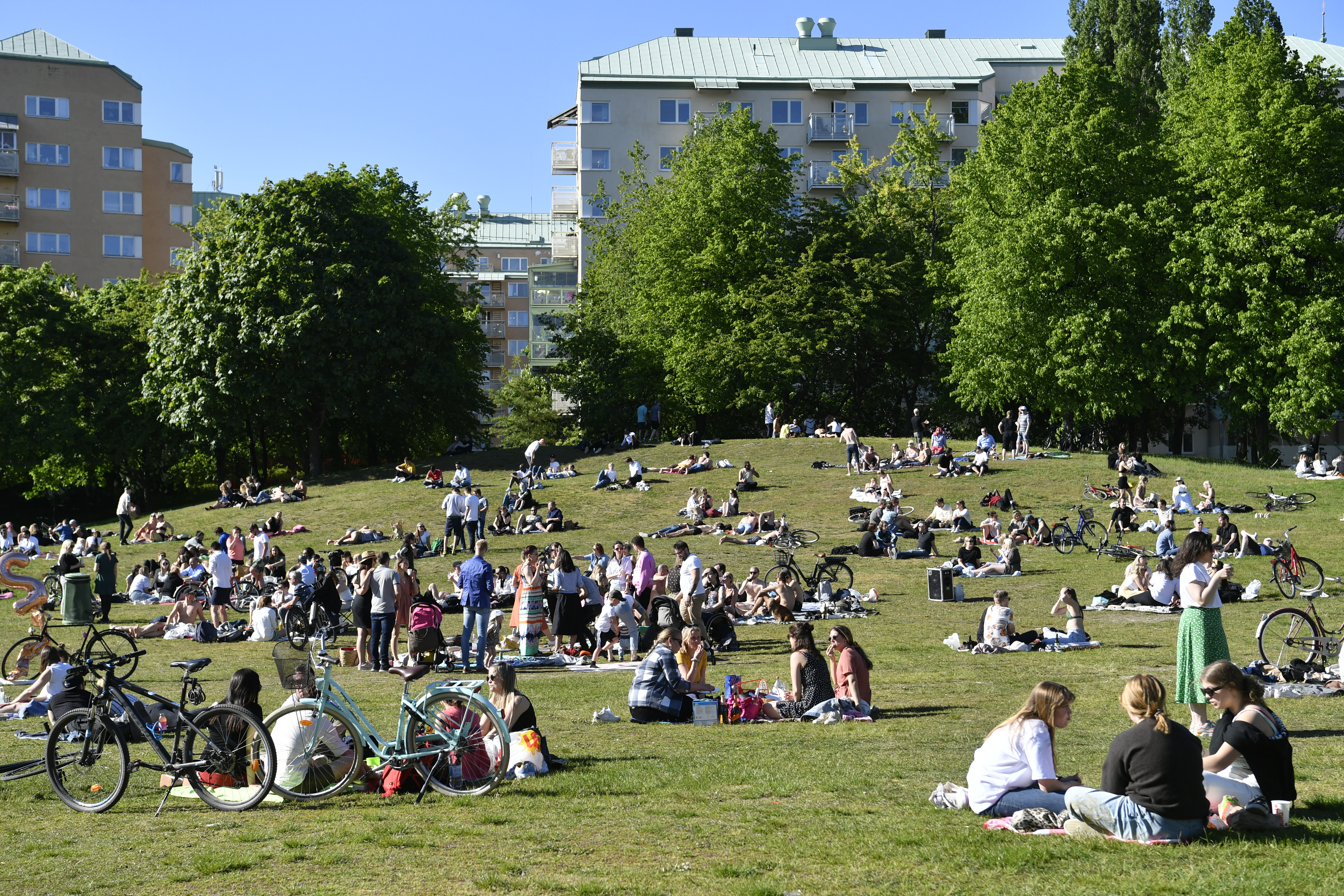 Daily life in Stockholm amid coronavirus pandemic