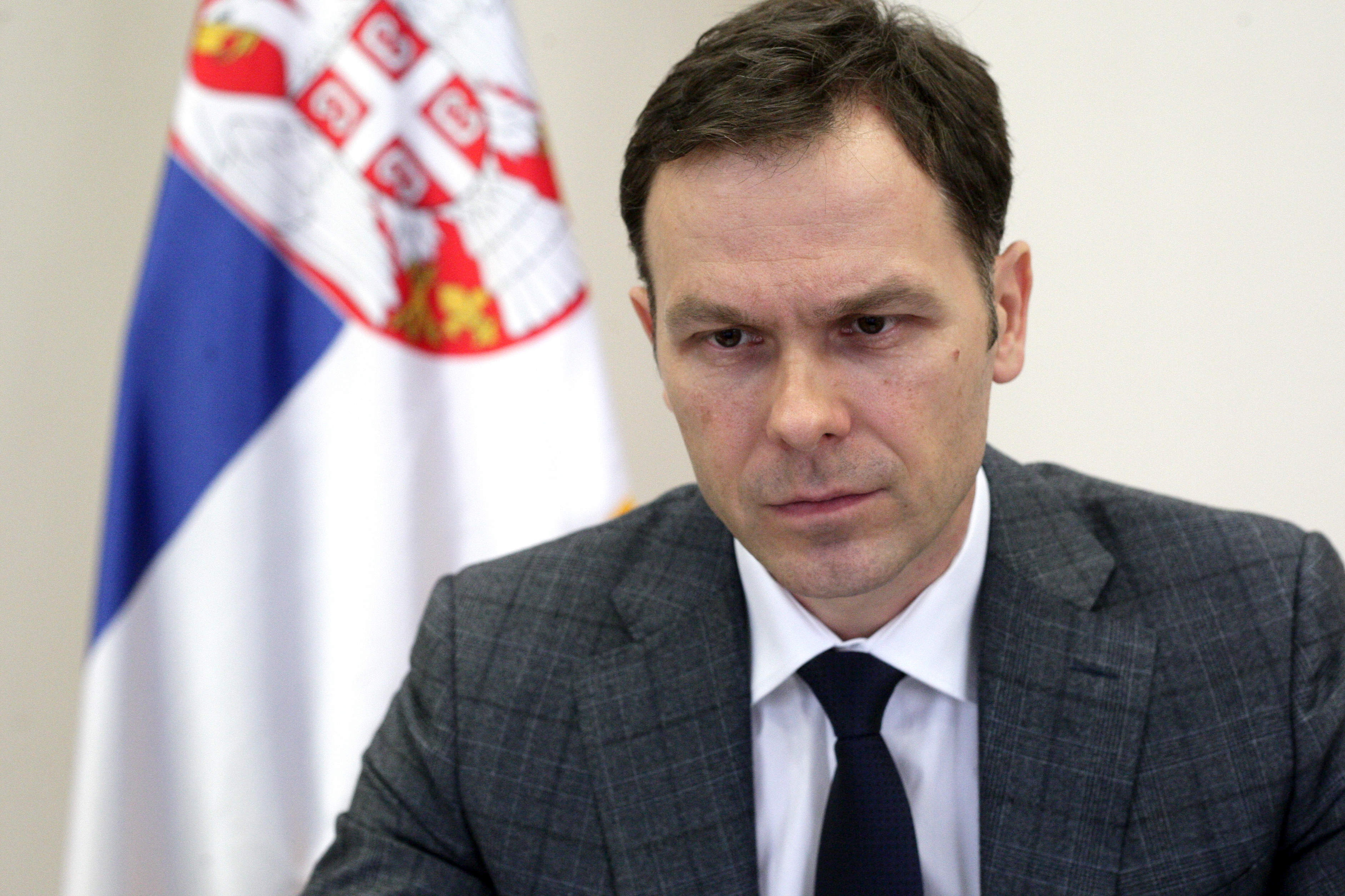 Beograd, 25. januara 2021. - Ministar finansija Sinisa Mali ucestvuje na sastanku u online formatu nacionalnih koordinatora za saradnju u mehanizmu Kina - Ciez. FOTO TANJUG/ SAVA RADOVANOVIC/bs