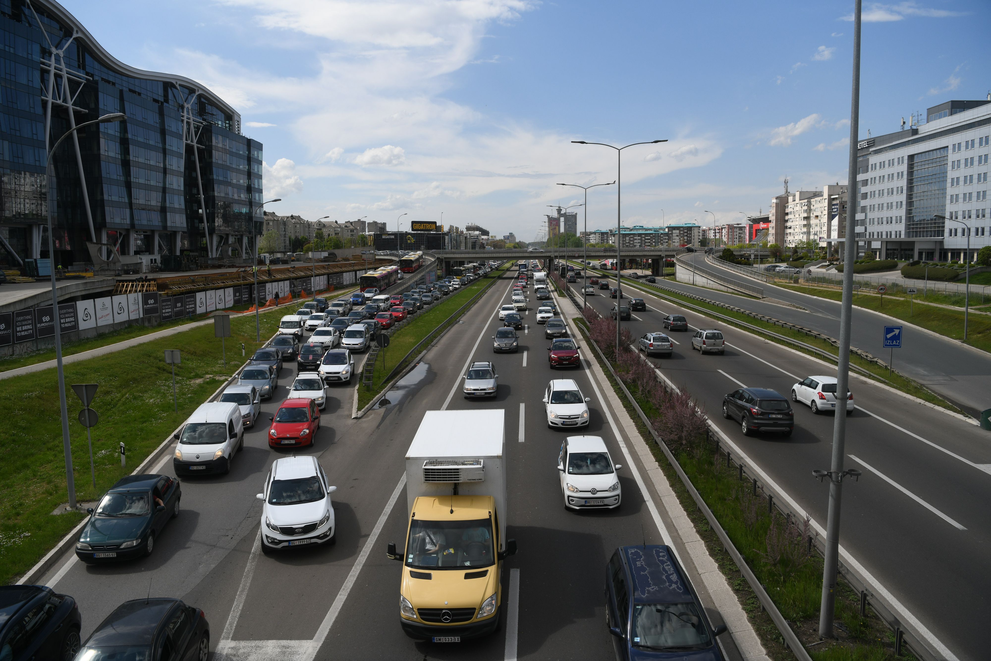 Beograd, 29.04.2021. Gužva u gradu, saobraćajna guzva, autoput Foto: Filip Krainčanić/Nova.r