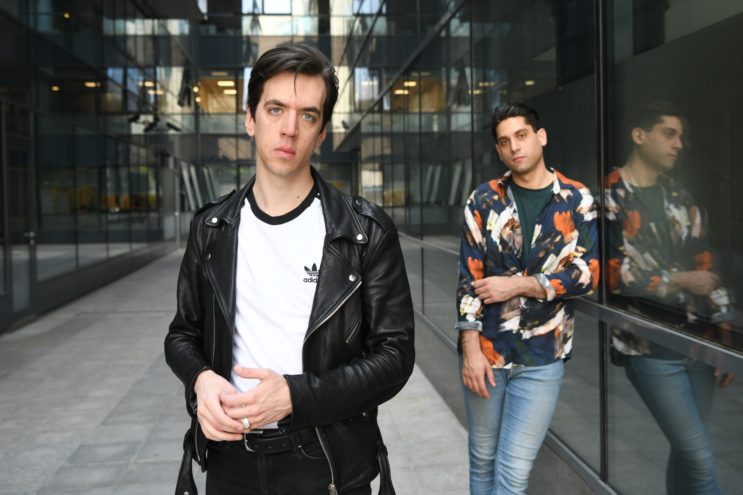 Beograd, 16.06.2021. Buč Kesidi bend, gitarista Luka Racić i bubnjar Zoran Zarubica Foto: Goran Srdanov/Nova.rs