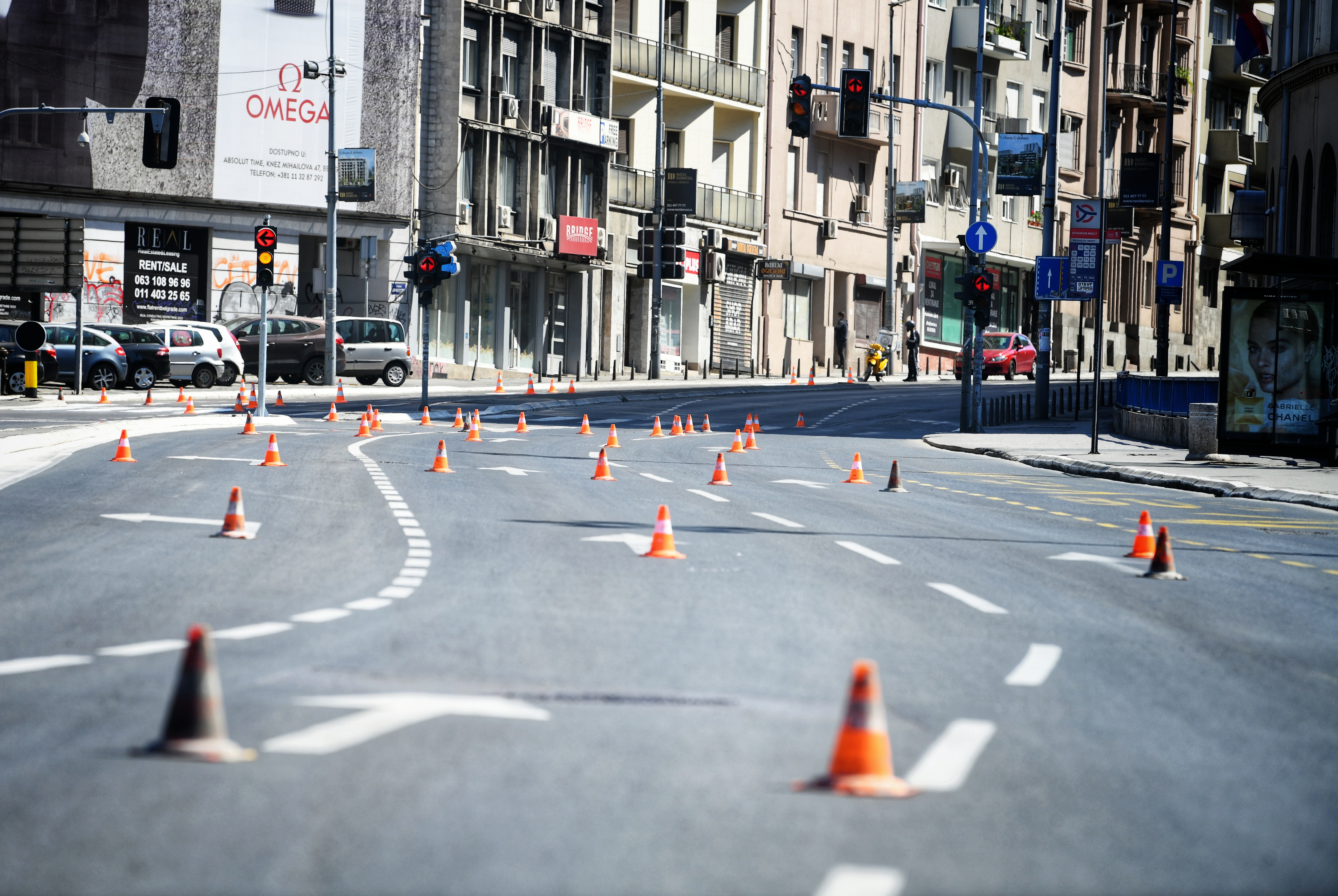Beograd 12.04.2020. Proleće, Koronavirus, Brankov most, policijski čas, vikend, Foto: Vesna Lalić/Nova.rs